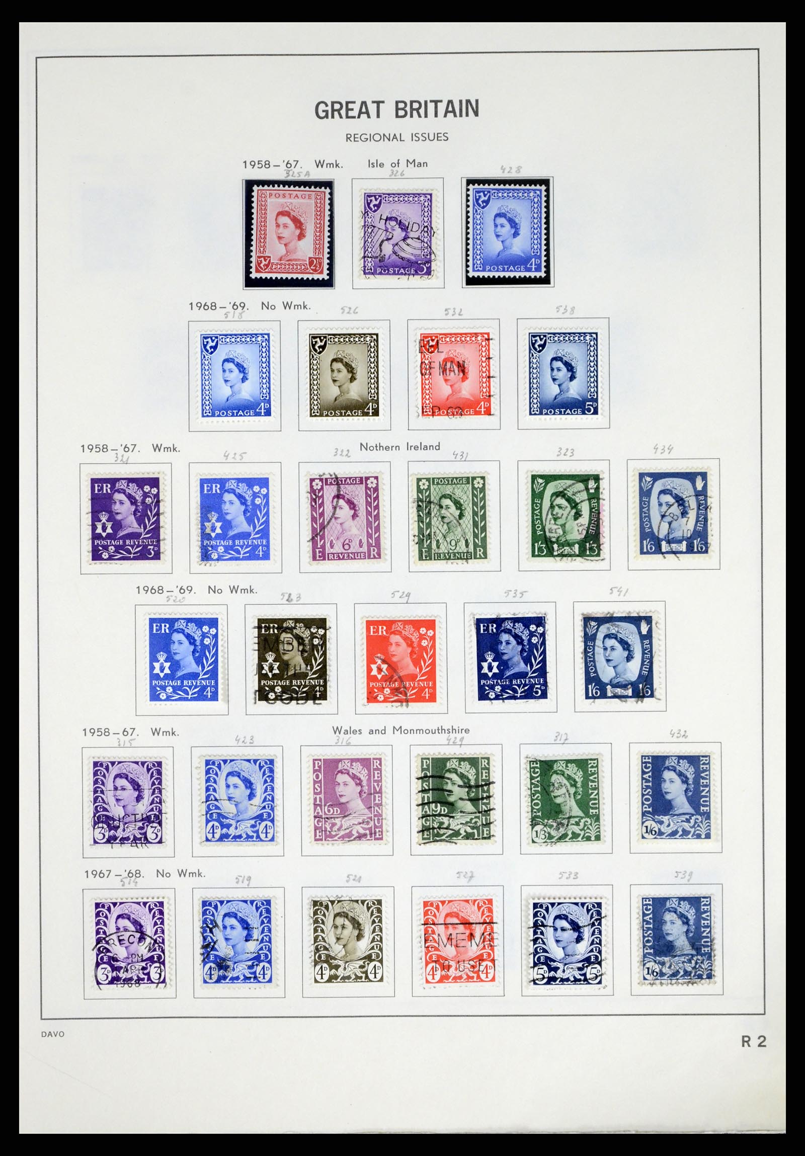 37375 122 - Postzegelverzameling 37375 Engeland 1840-1982.