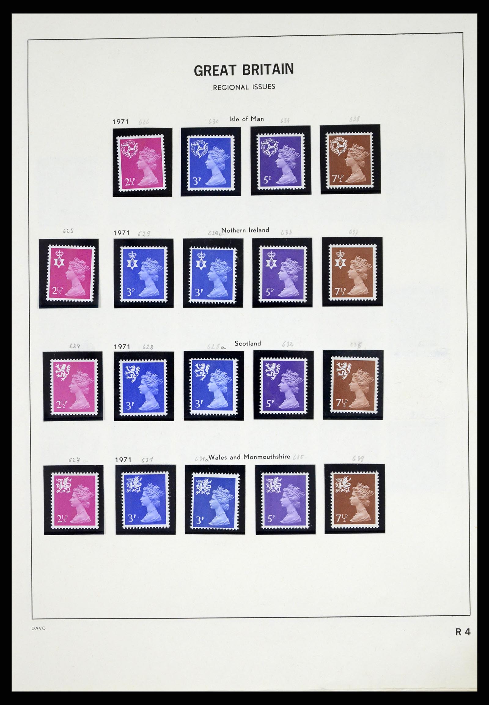 37375 125 - Postzegelverzameling 37375 Engeland 1840-1982.