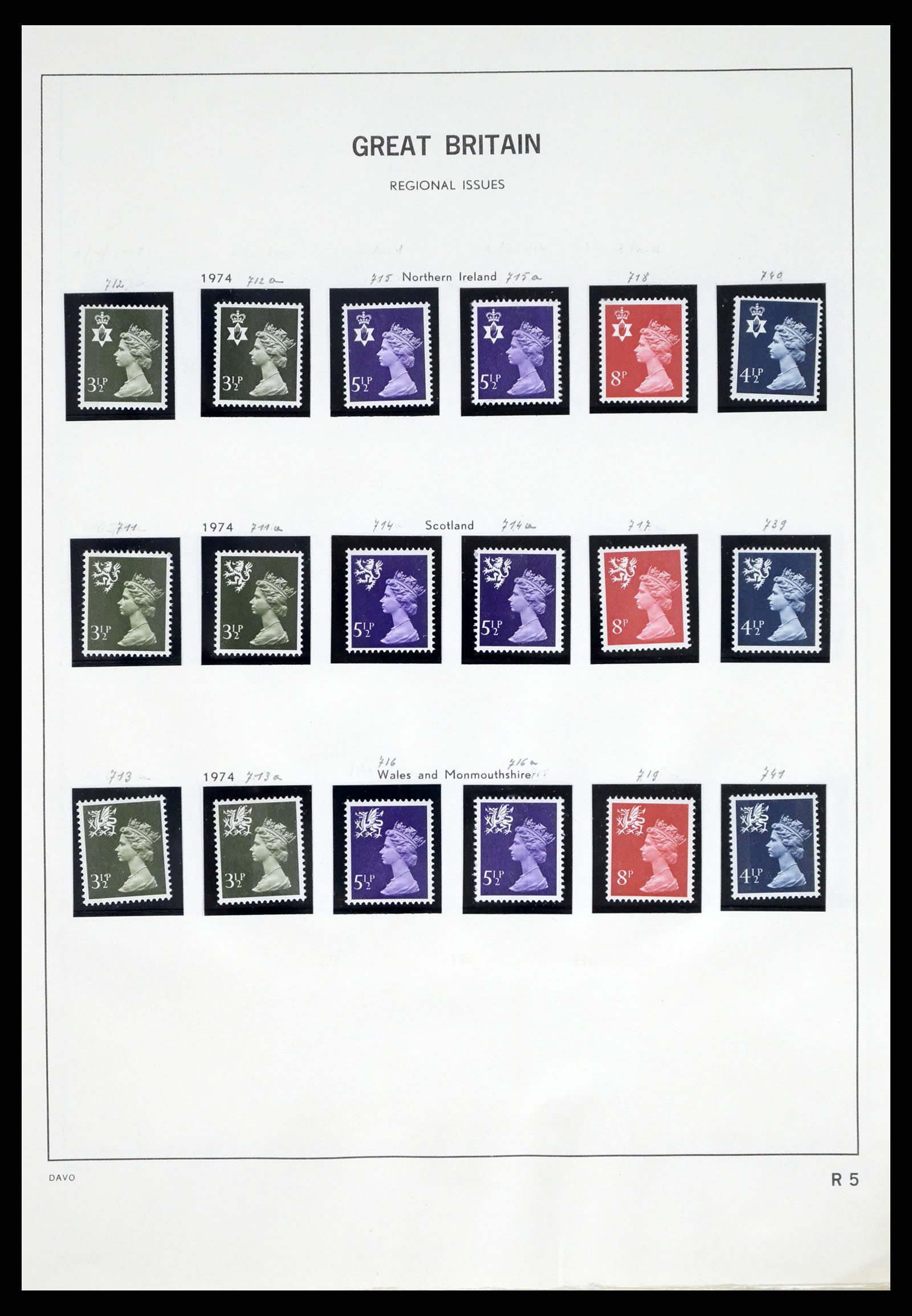 37375 126 - Postzegelverzameling 37375 Engeland 1840-1982.