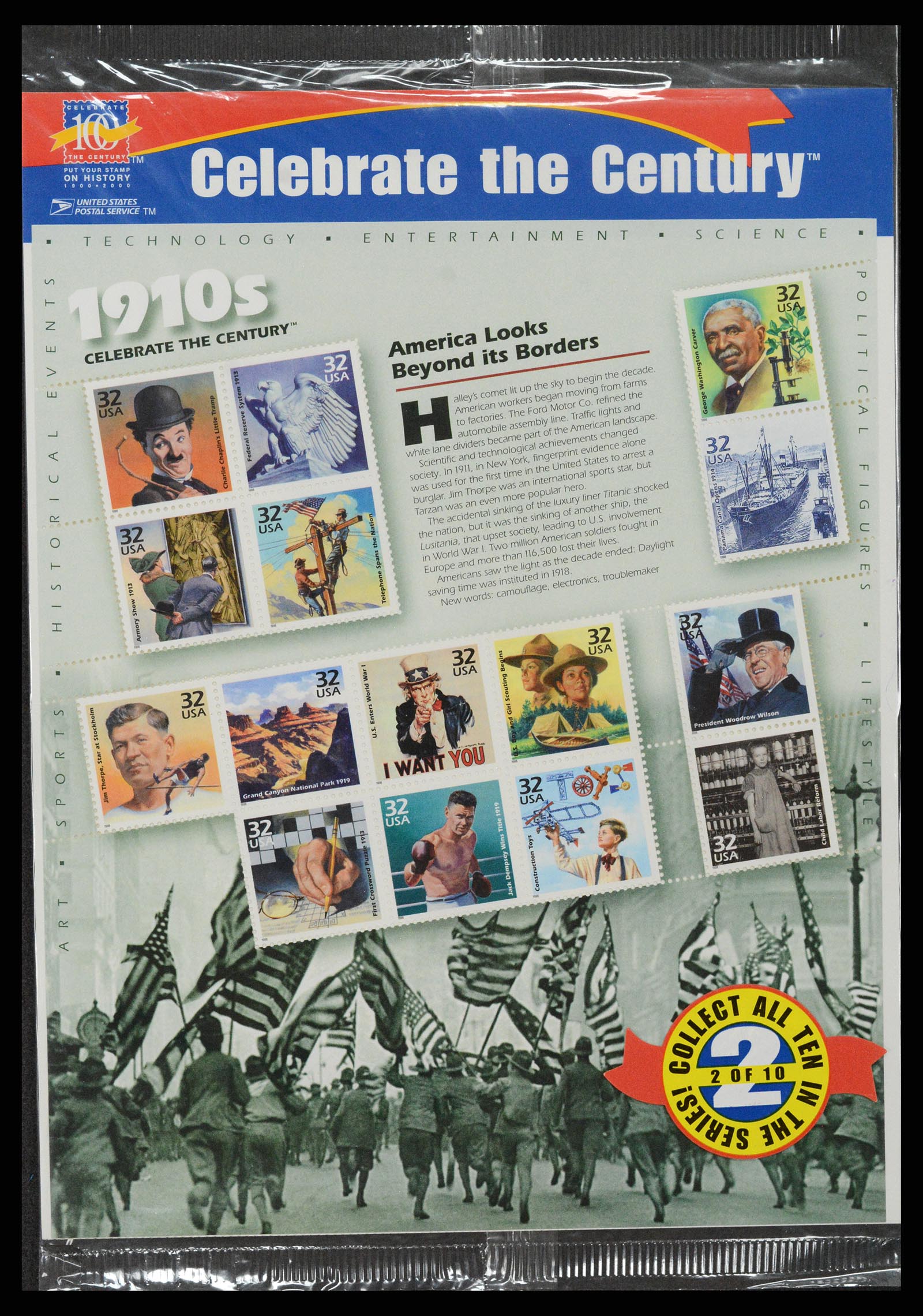 37386 023 - Postzegelverzameling 37386 USA jaarboeken 1975-2000.