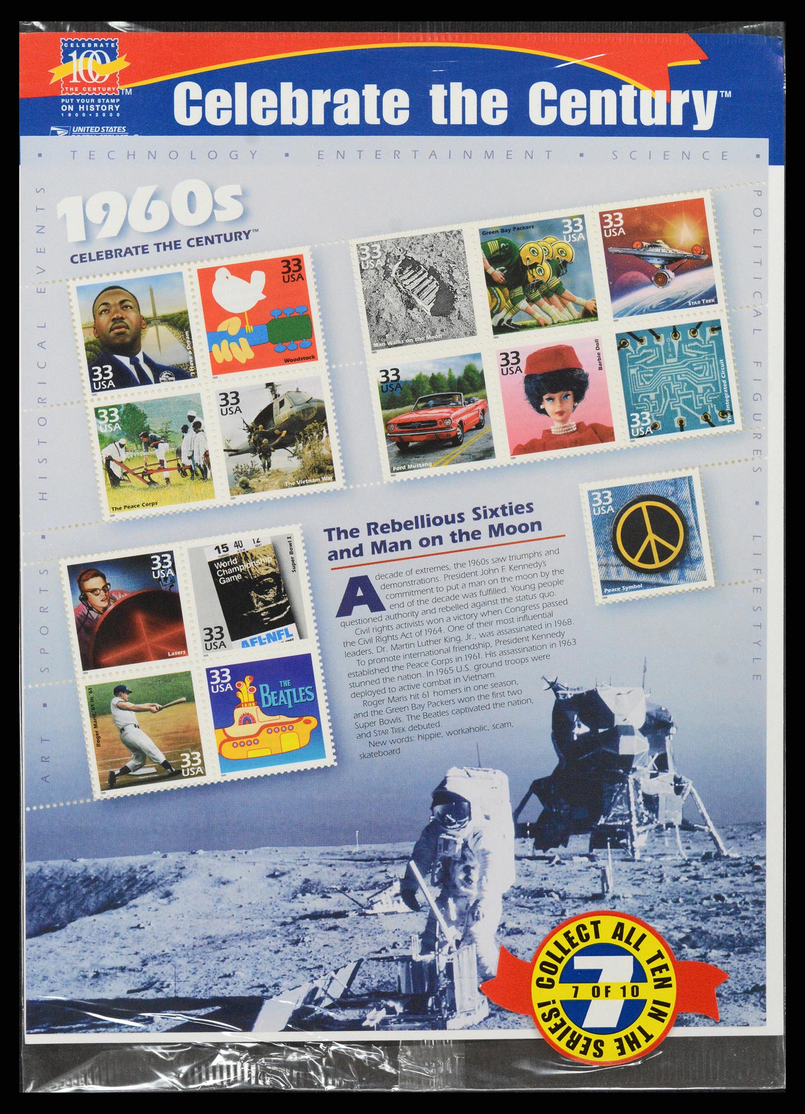 37386 026 - Postzegelverzameling 37386 USA jaarboeken 1975-2000.