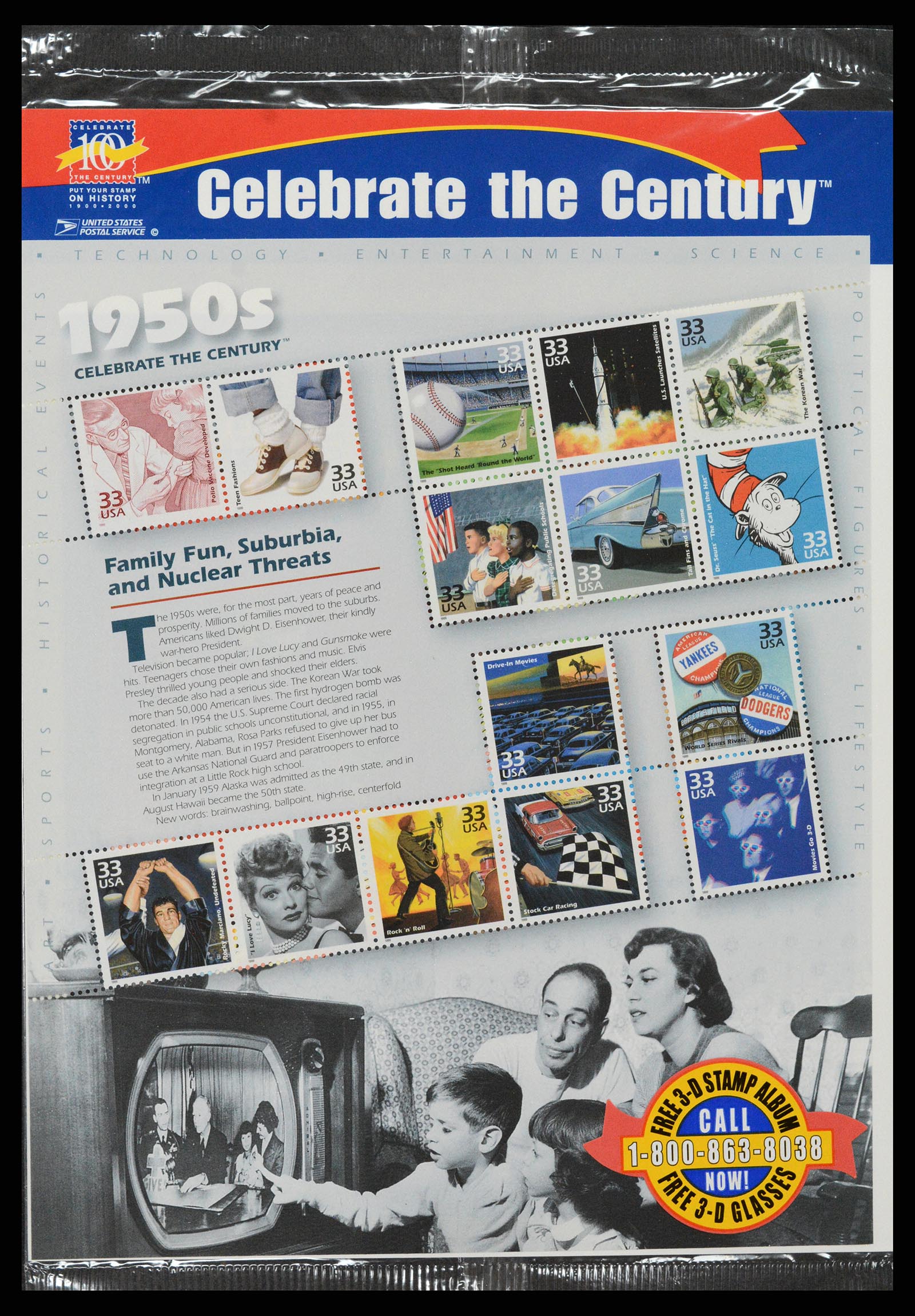 37386 027 - Postzegelverzameling 37386 USA jaarboeken 1975-2000.