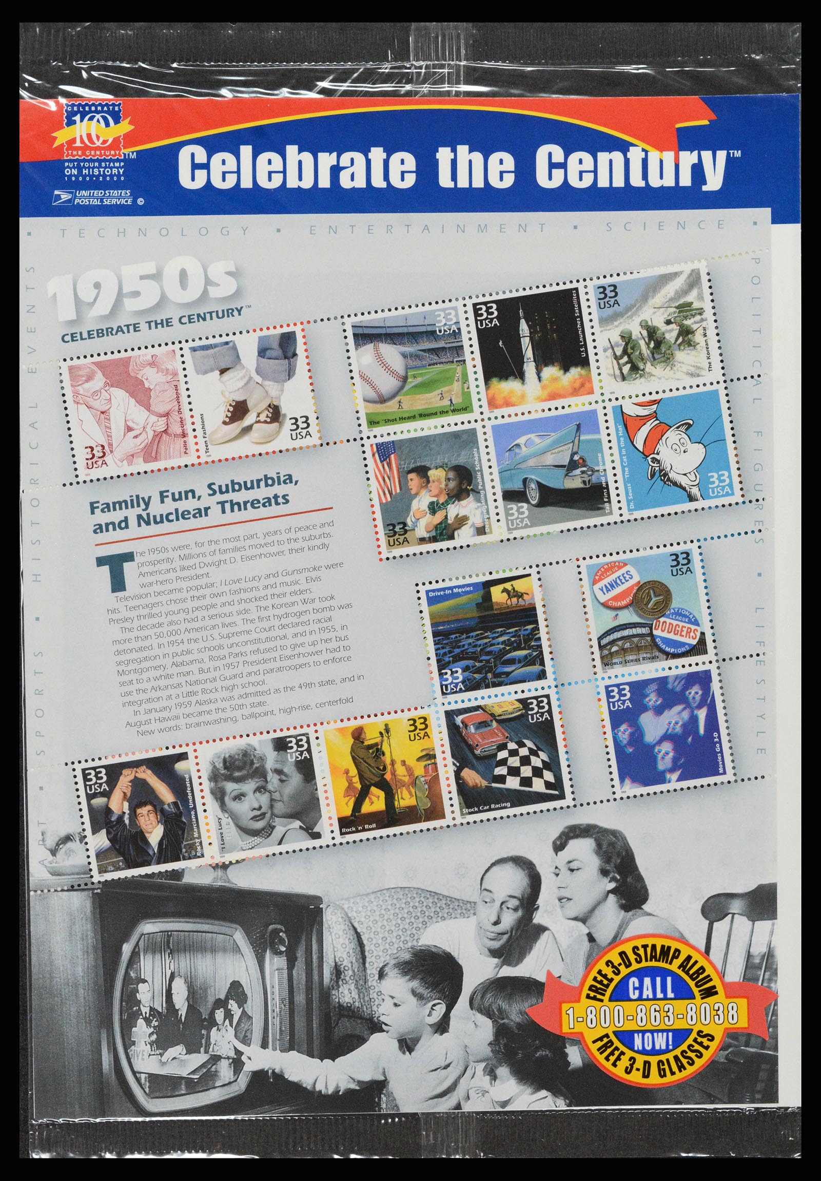 37386 035 - Postzegelverzameling 37386 USA jaarboeken 1975-2000.