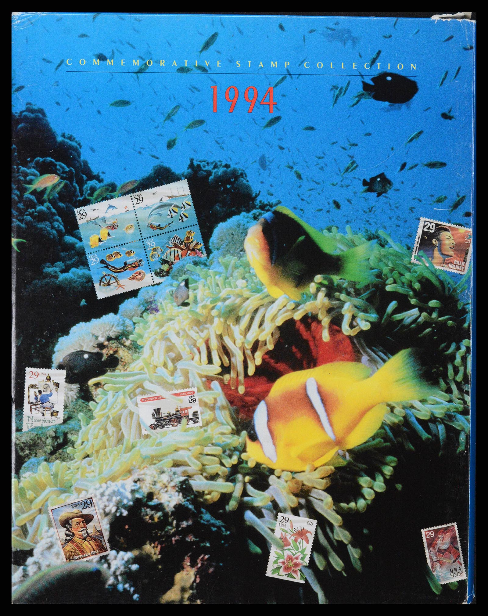 37386 040 - Postzegelverzameling 37386 USA jaarboeken 1975-2000.
