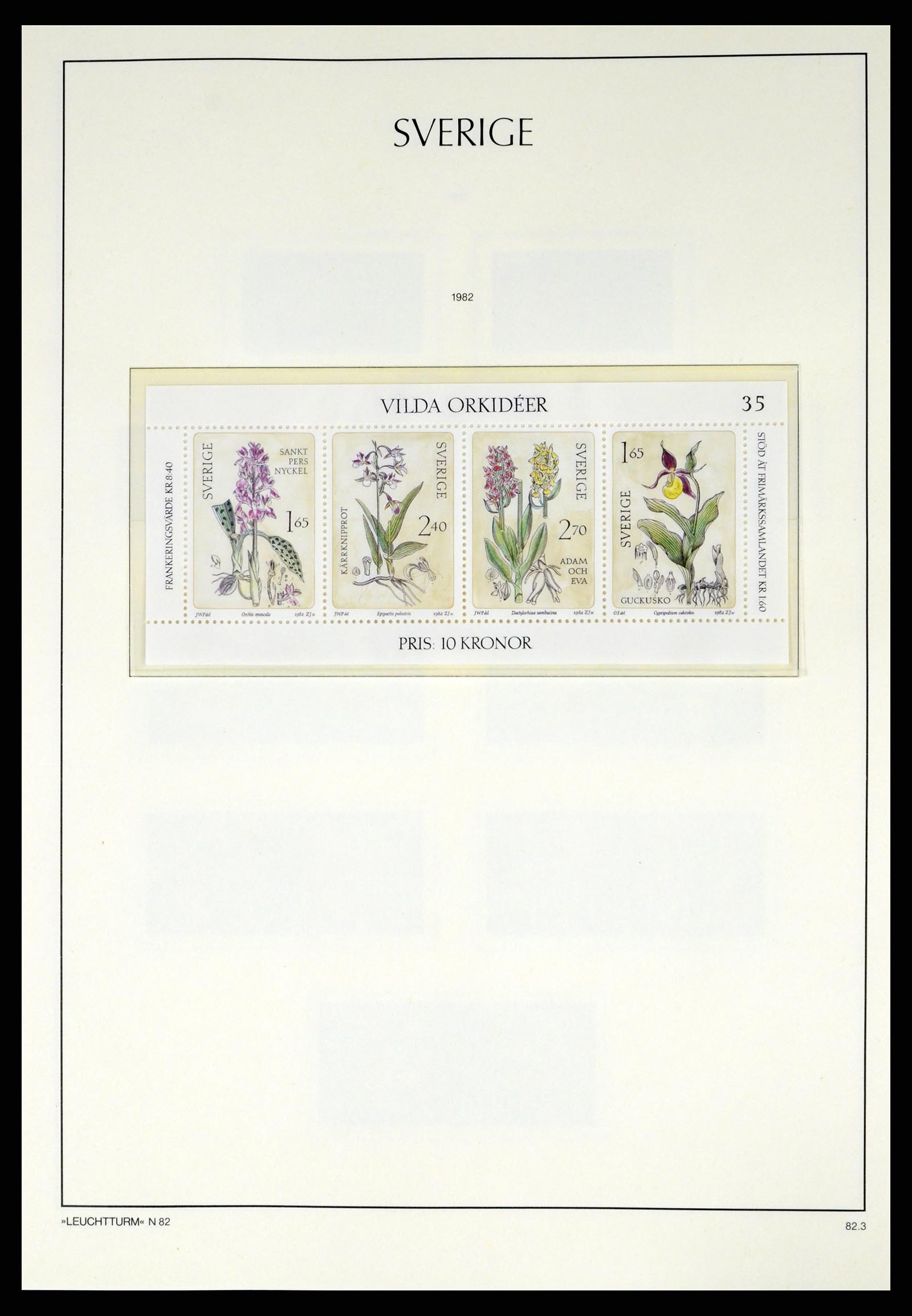 37397 144 - Postzegelverzameling 37397 Zweden 1886-1990.