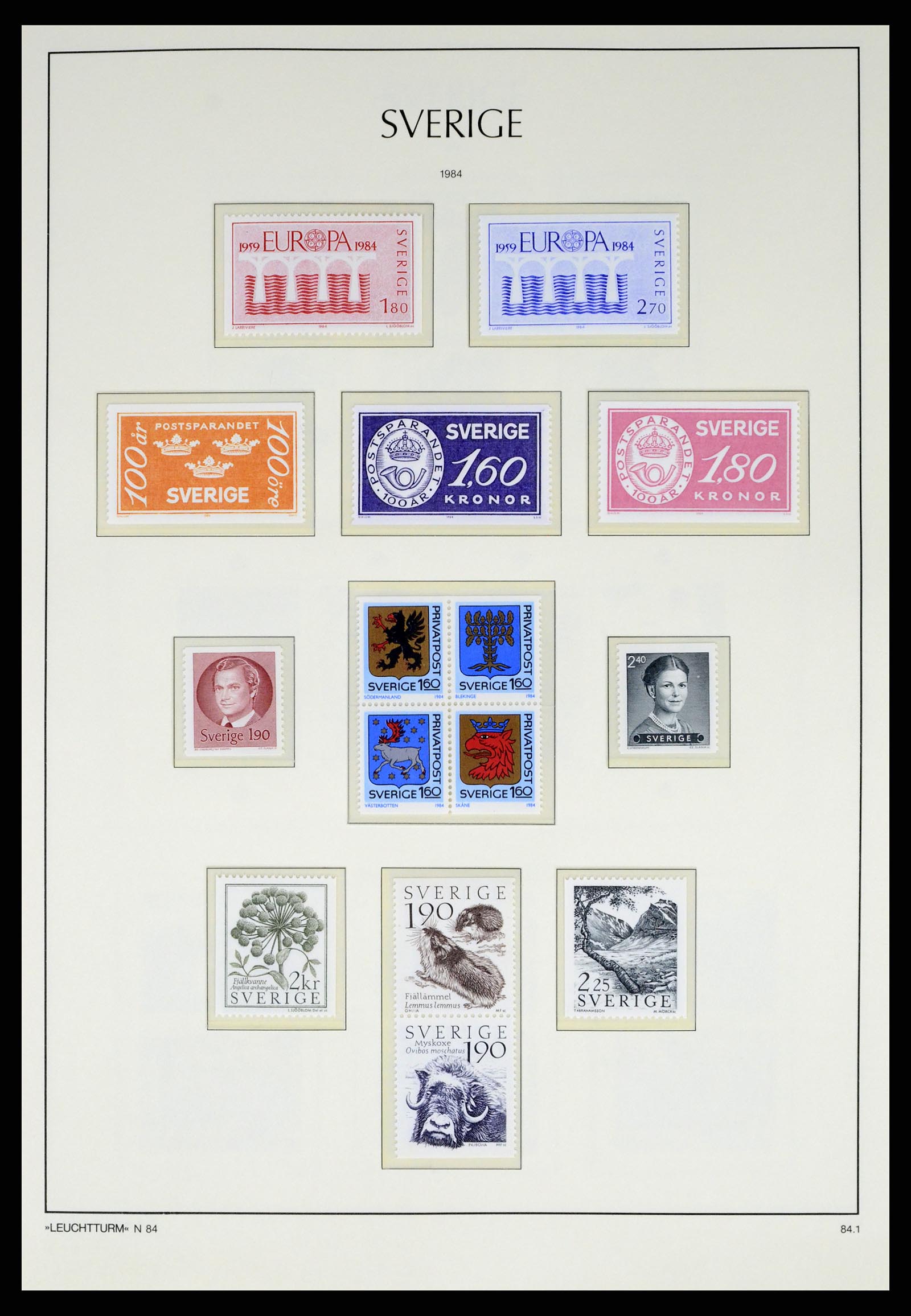 37397 150 - Postzegelverzameling 37397 Zweden 1886-1990.
