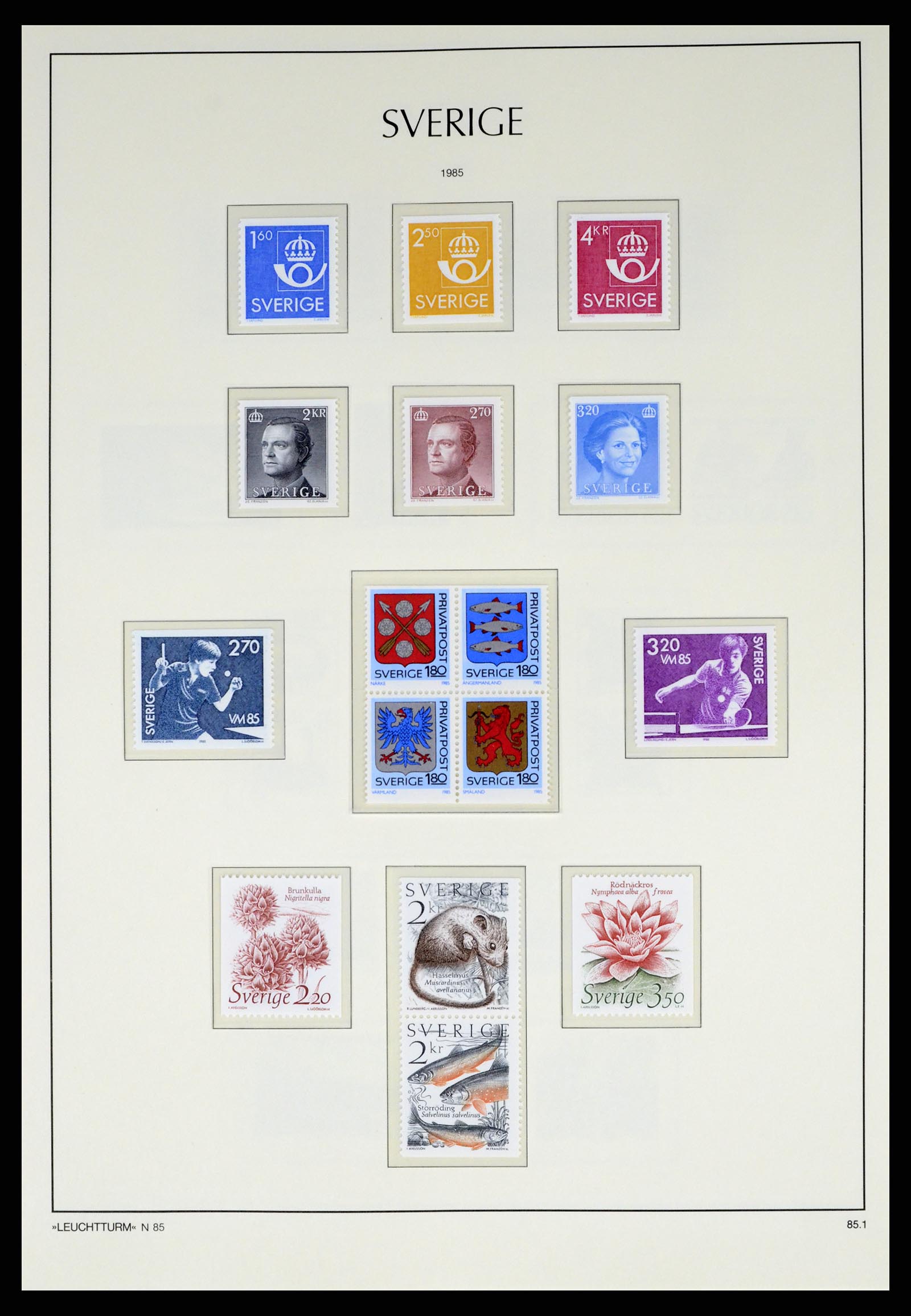 37397 154 - Postzegelverzameling 37397 Zweden 1886-1990.