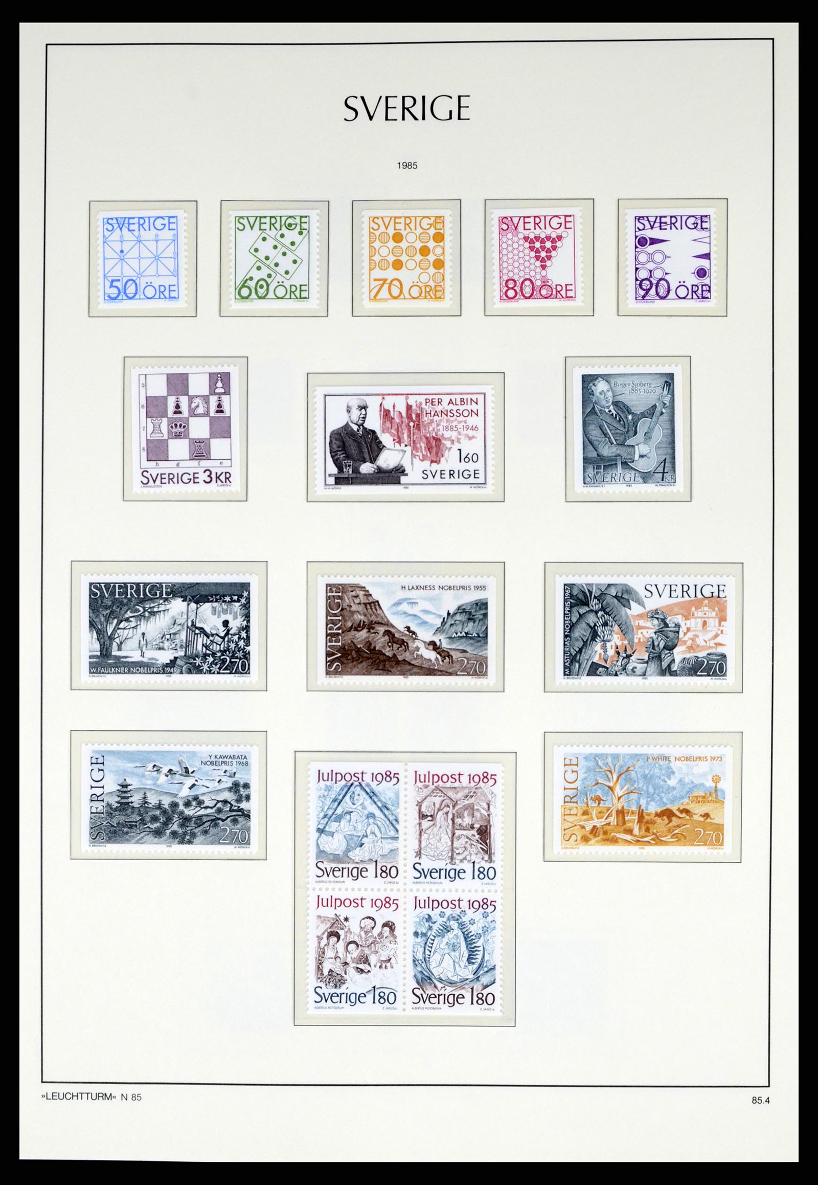 37397 157 - Postzegelverzameling 37397 Zweden 1886-1990.