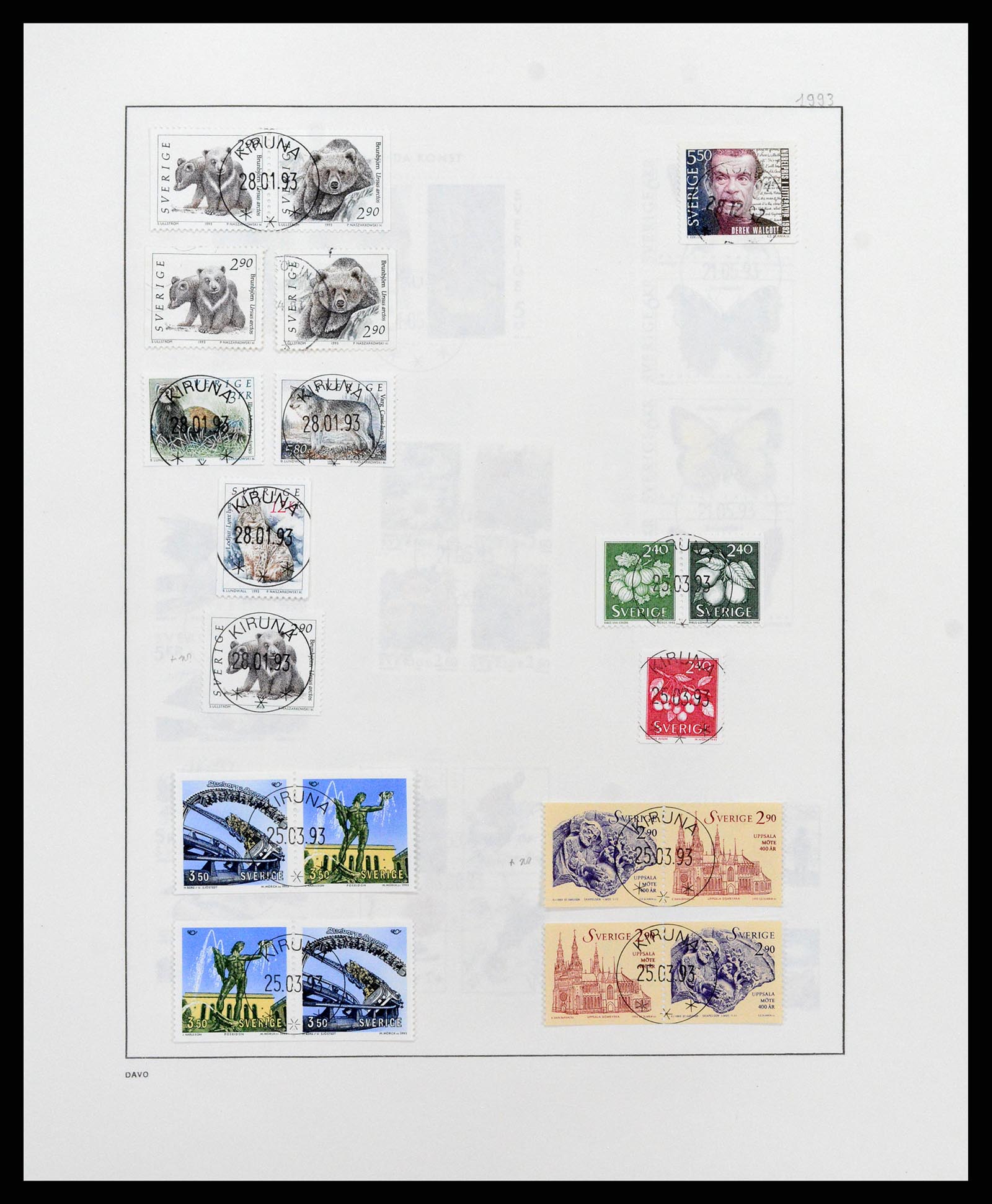 37414 185 - Stamp collection 37414 Sweden 1855-1997.