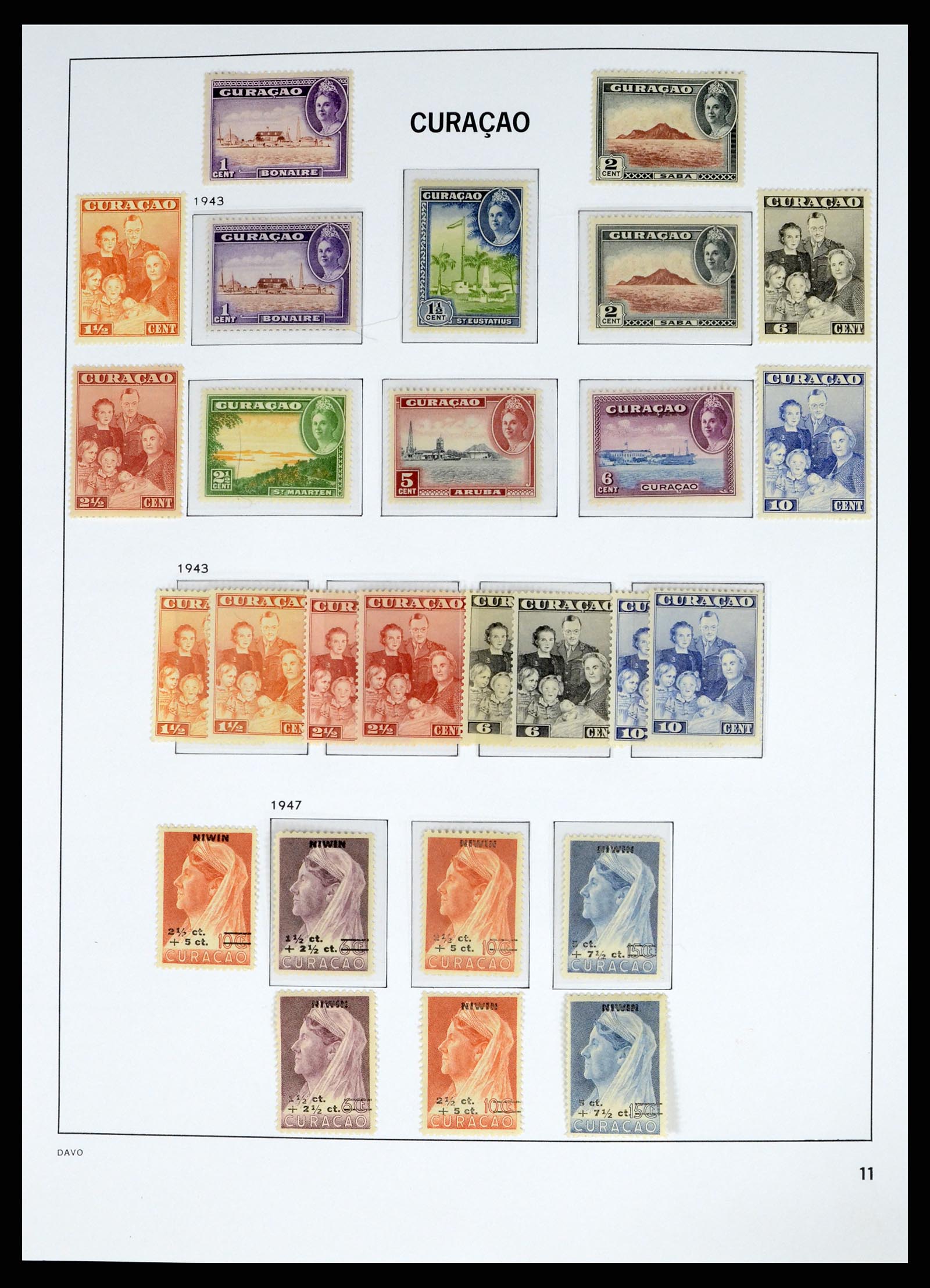 37436 011 - Stamp collection 37436 Curaçao 1873-1969.