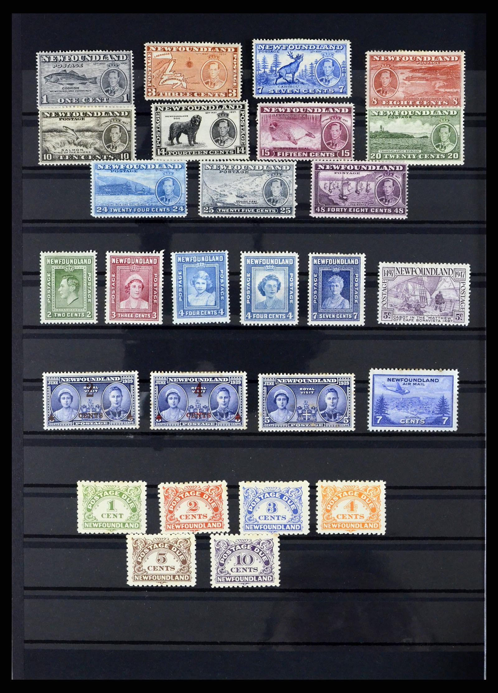 37449 004 - Stamp collection 37449 New Foundland 1857-1947.