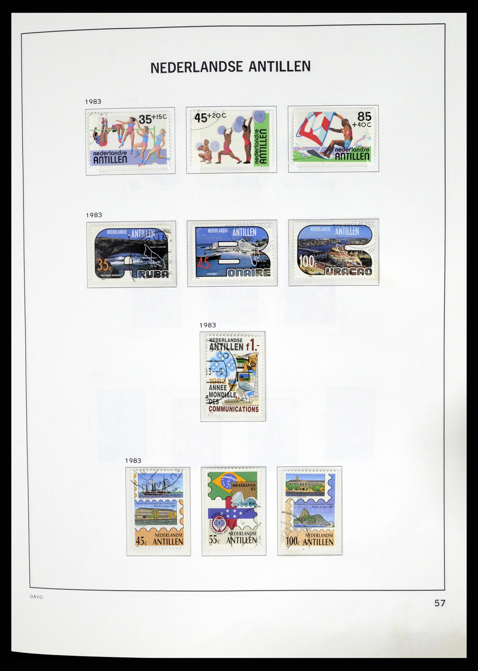 37453 101 - Postzegelverzameling 37453 Overzeese Gebiedsdelen 1873-1988.