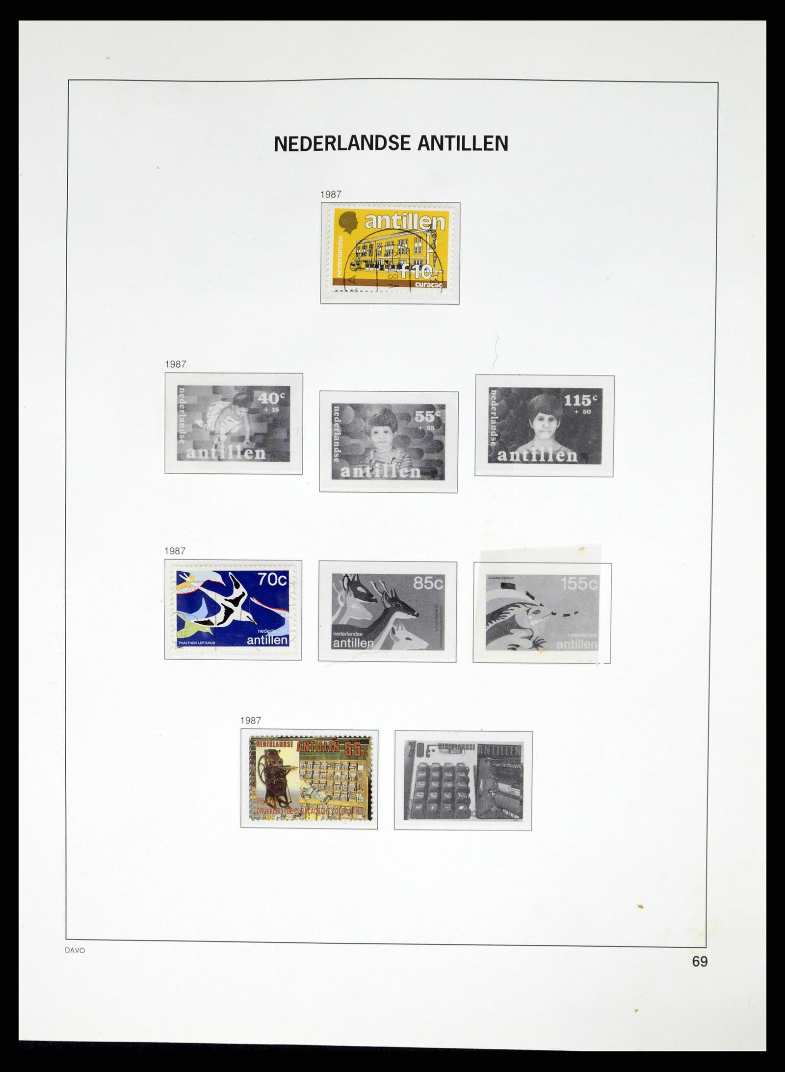 37453 113 - Postzegelverzameling 37453 Overzeese Gebiedsdelen 1873-1988.