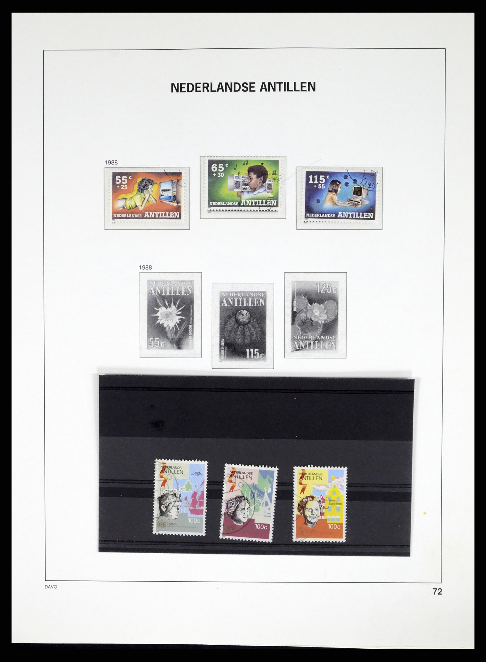 37453 115 - Postzegelverzameling 37453 Overzeese Gebiedsdelen 1873-1988.