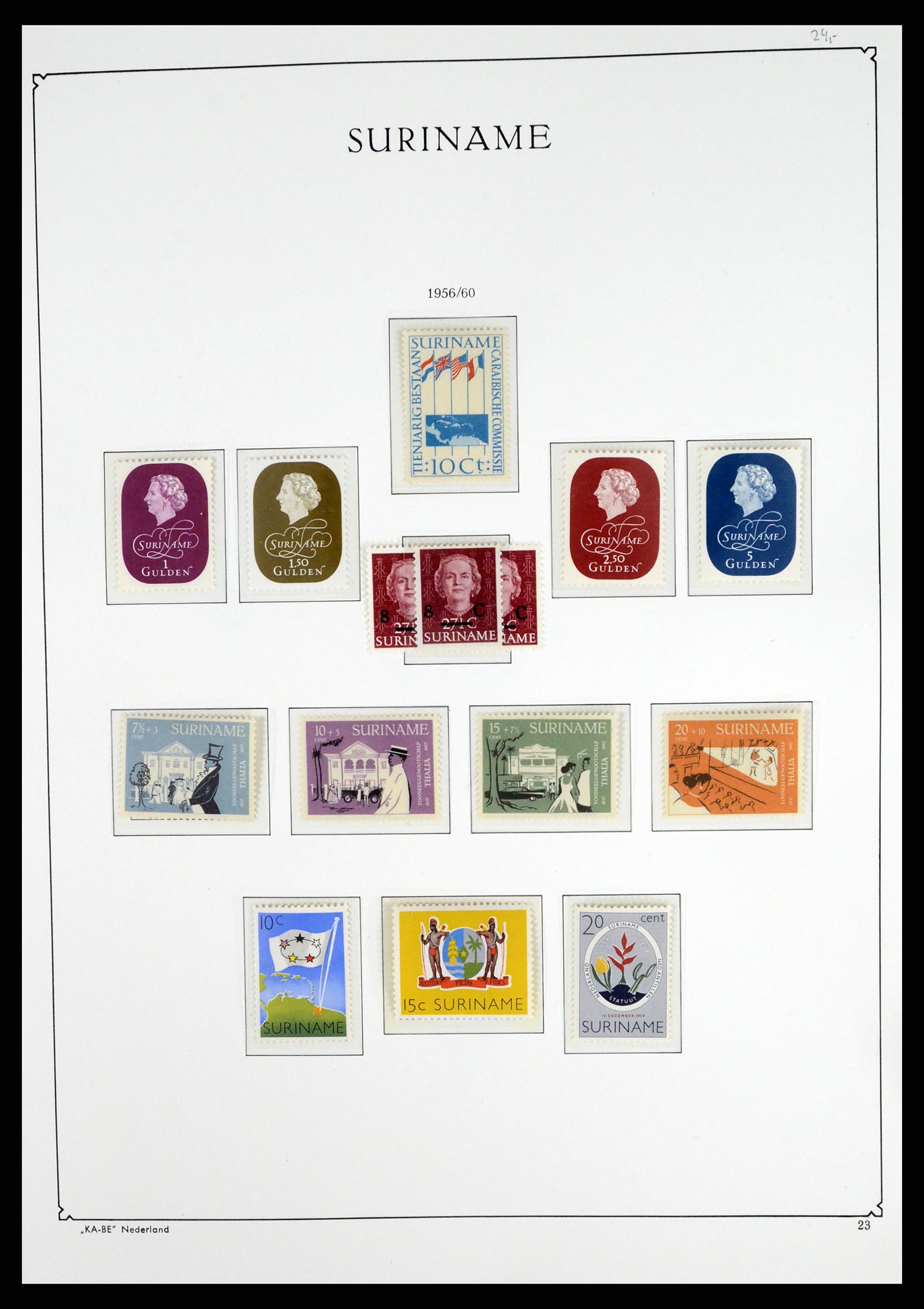 37453 156 - Postzegelverzameling 37453 Overzeese Gebiedsdelen 1873-1988.