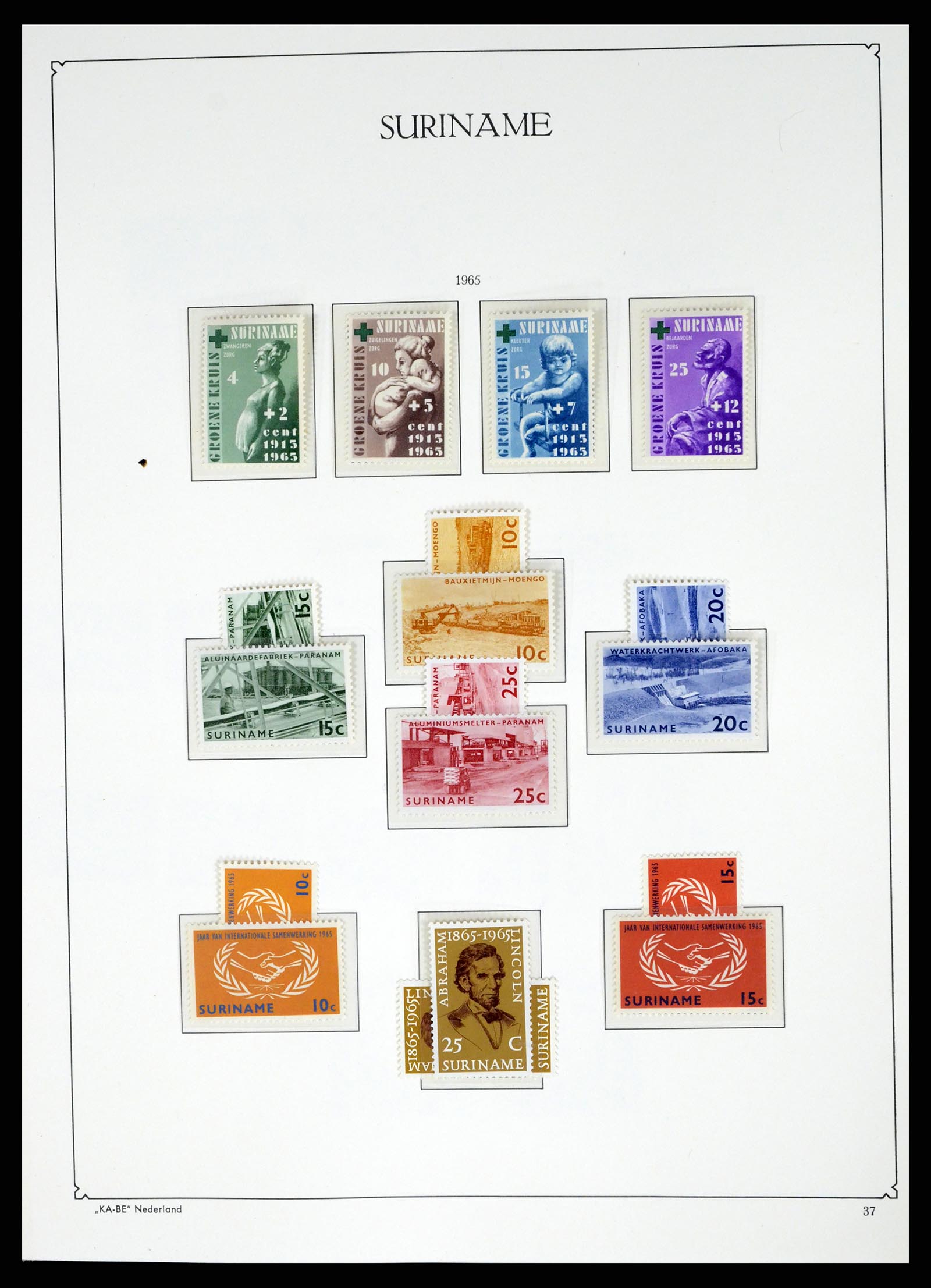 37453 173 - Postzegelverzameling 37453 Overzeese Gebiedsdelen 1873-1988.