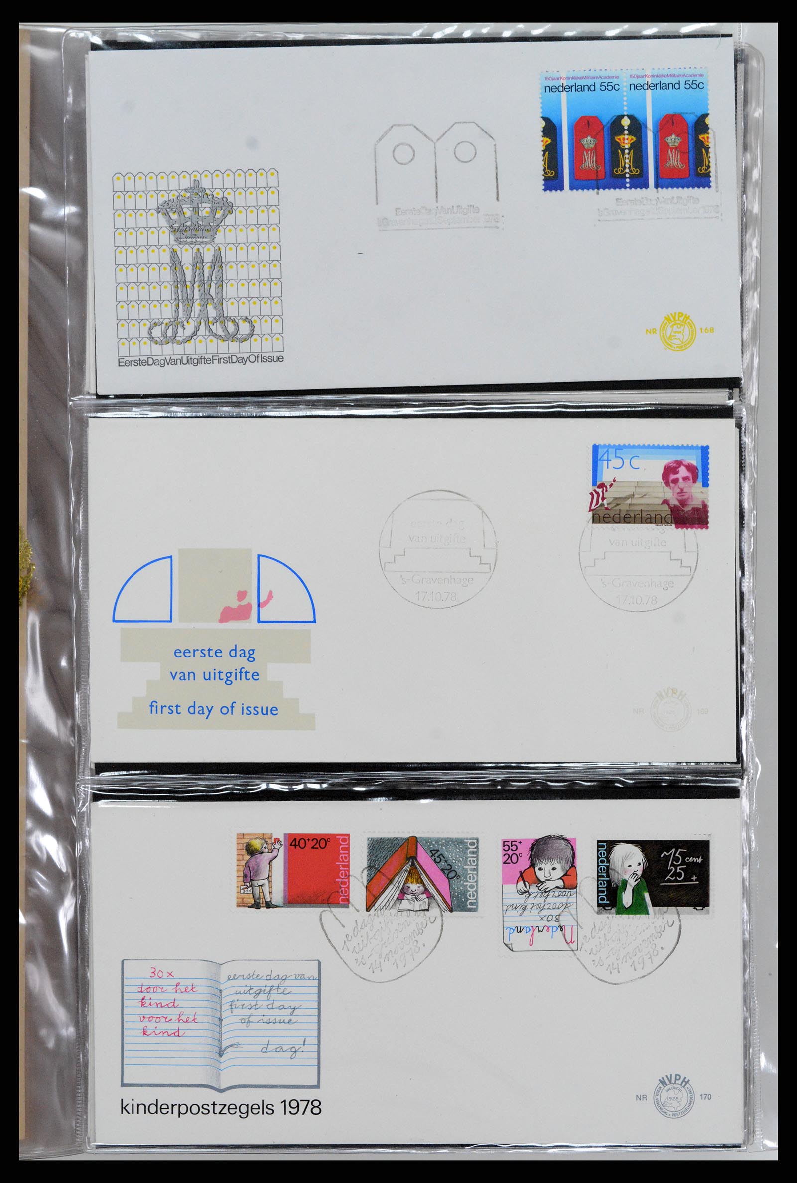 37461 064 - Postzegelverzameling 37461 Nederland FDC's 1950-2014.