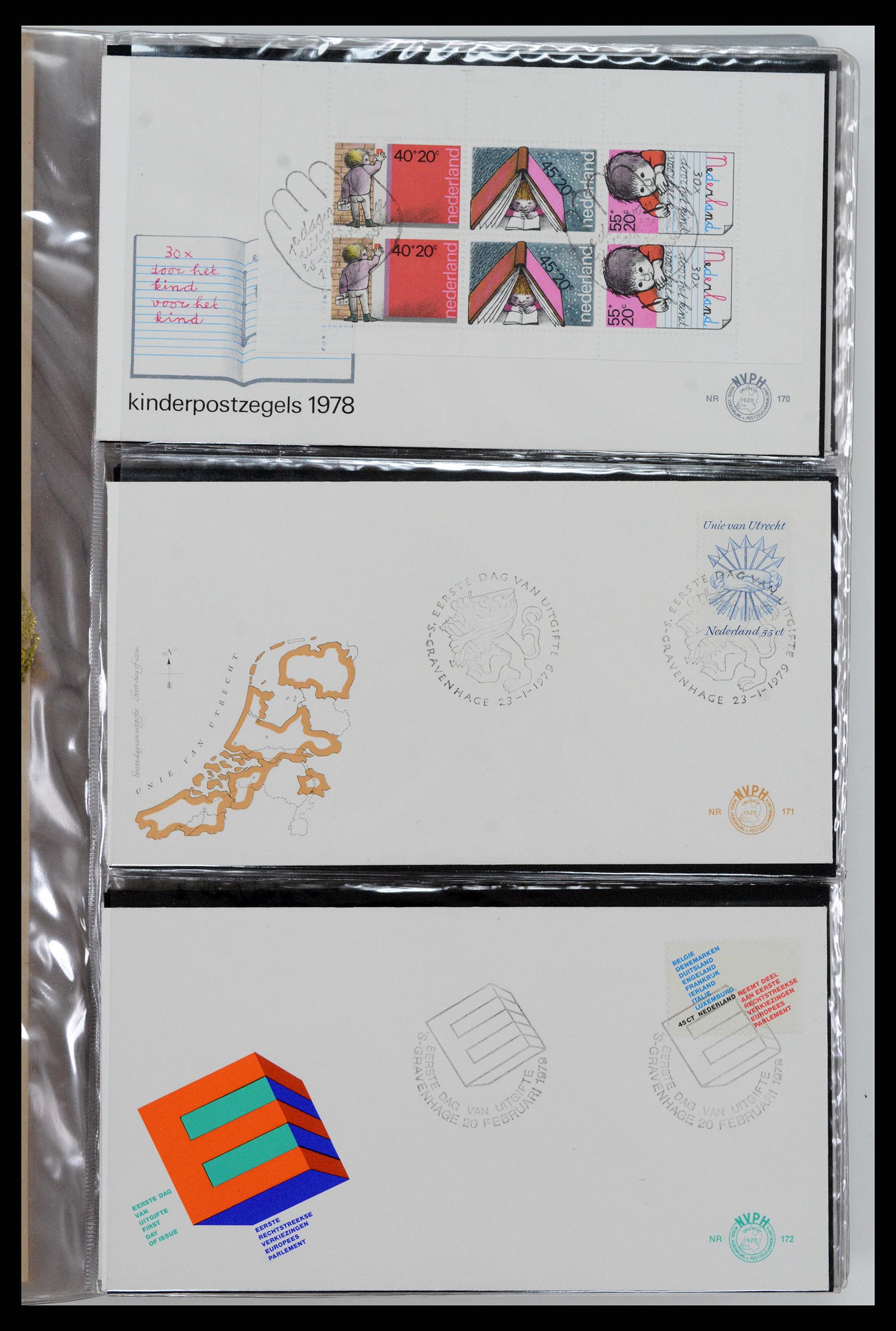 37461 065 - Postzegelverzameling 37461 Nederland FDC's 1950-2014.
