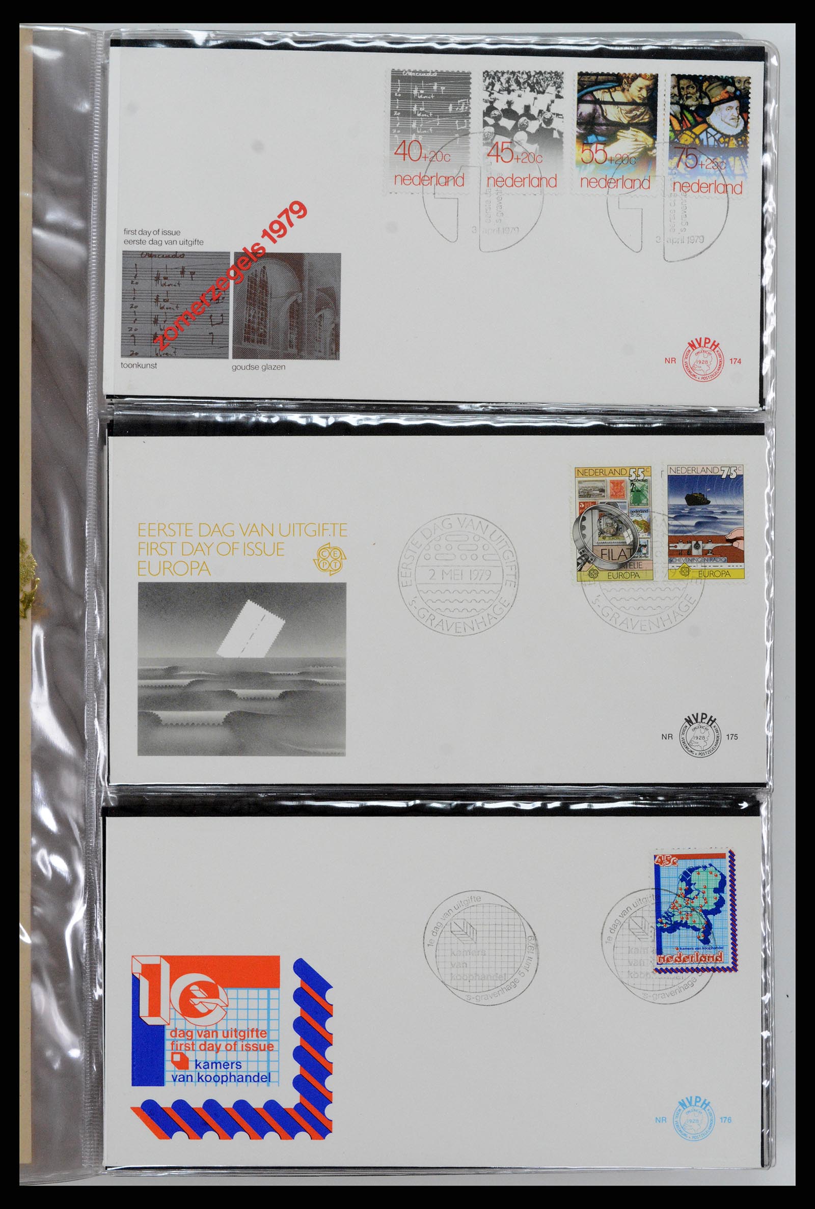 37461 067 - Postzegelverzameling 37461 Nederland FDC's 1950-2014.