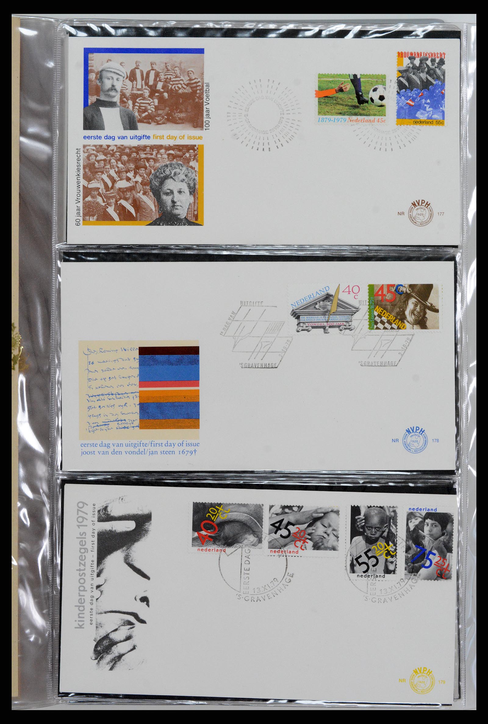 37461 068 - Postzegelverzameling 37461 Nederland FDC's 1950-2014.
