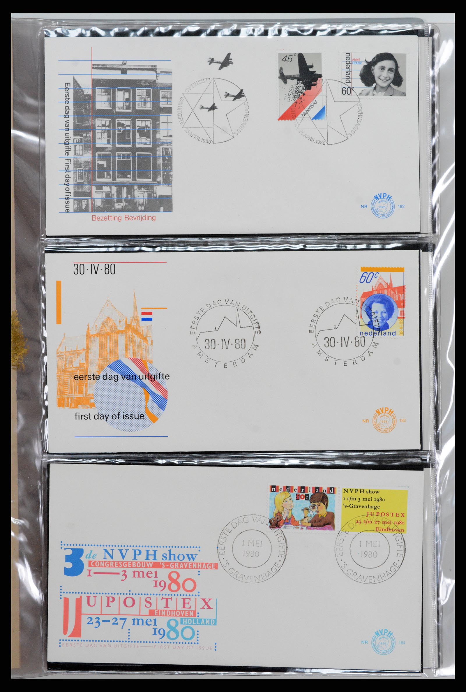 37461 070 - Postzegelverzameling 37461 Nederland FDC's 1950-2014.