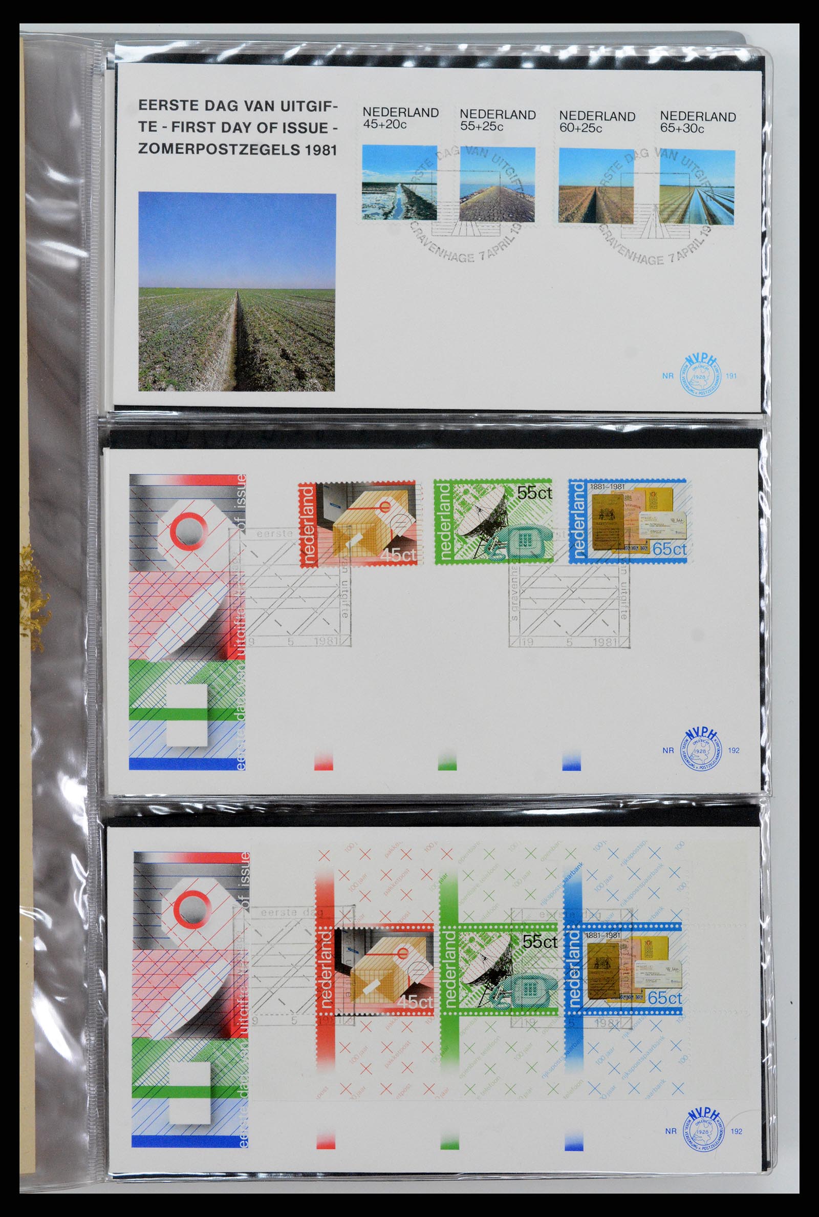 37461 075 - Postzegelverzameling 37461 Nederland FDC's 1950-2014.