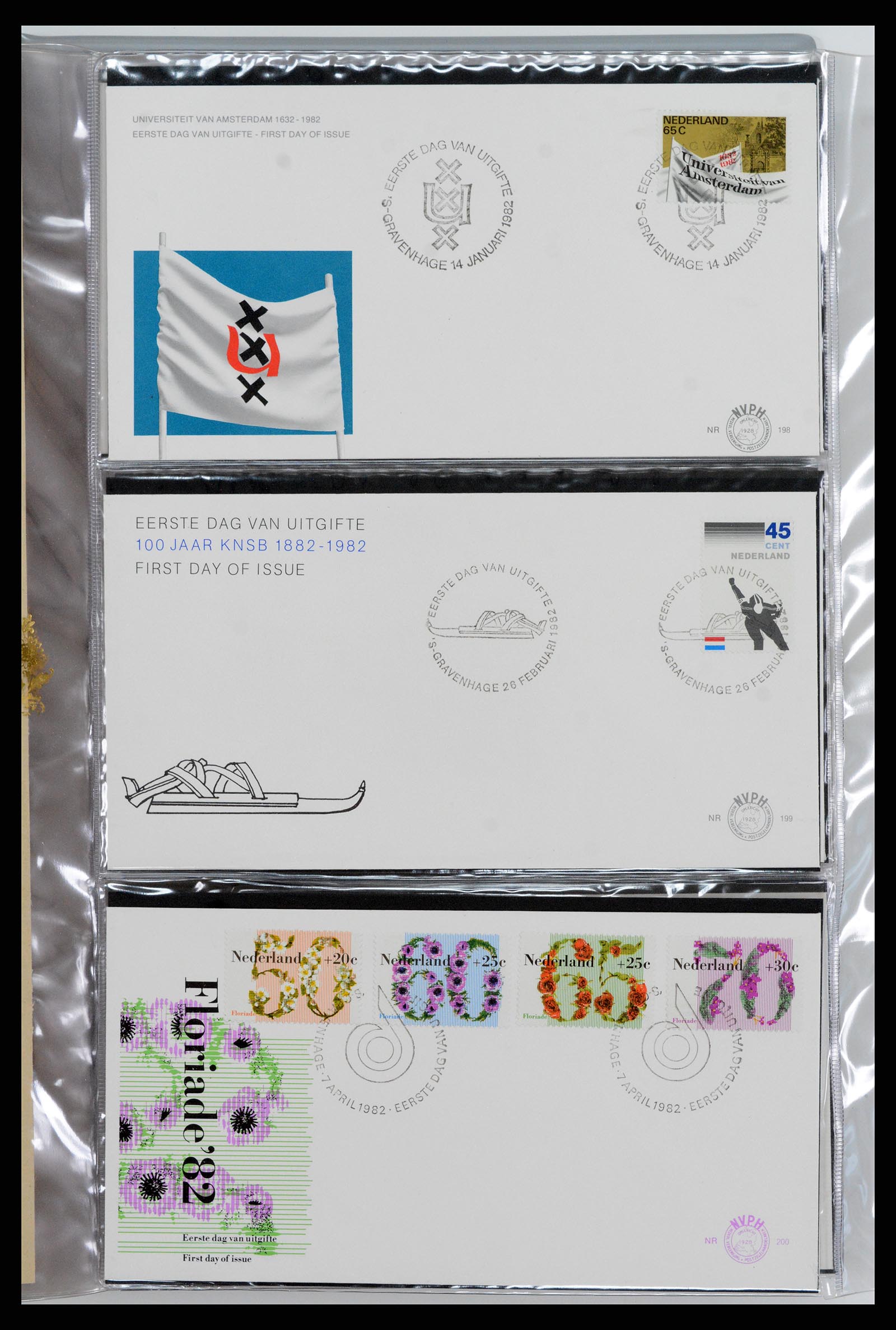 37461 078 - Postzegelverzameling 37461 Nederland FDC's 1950-2014.