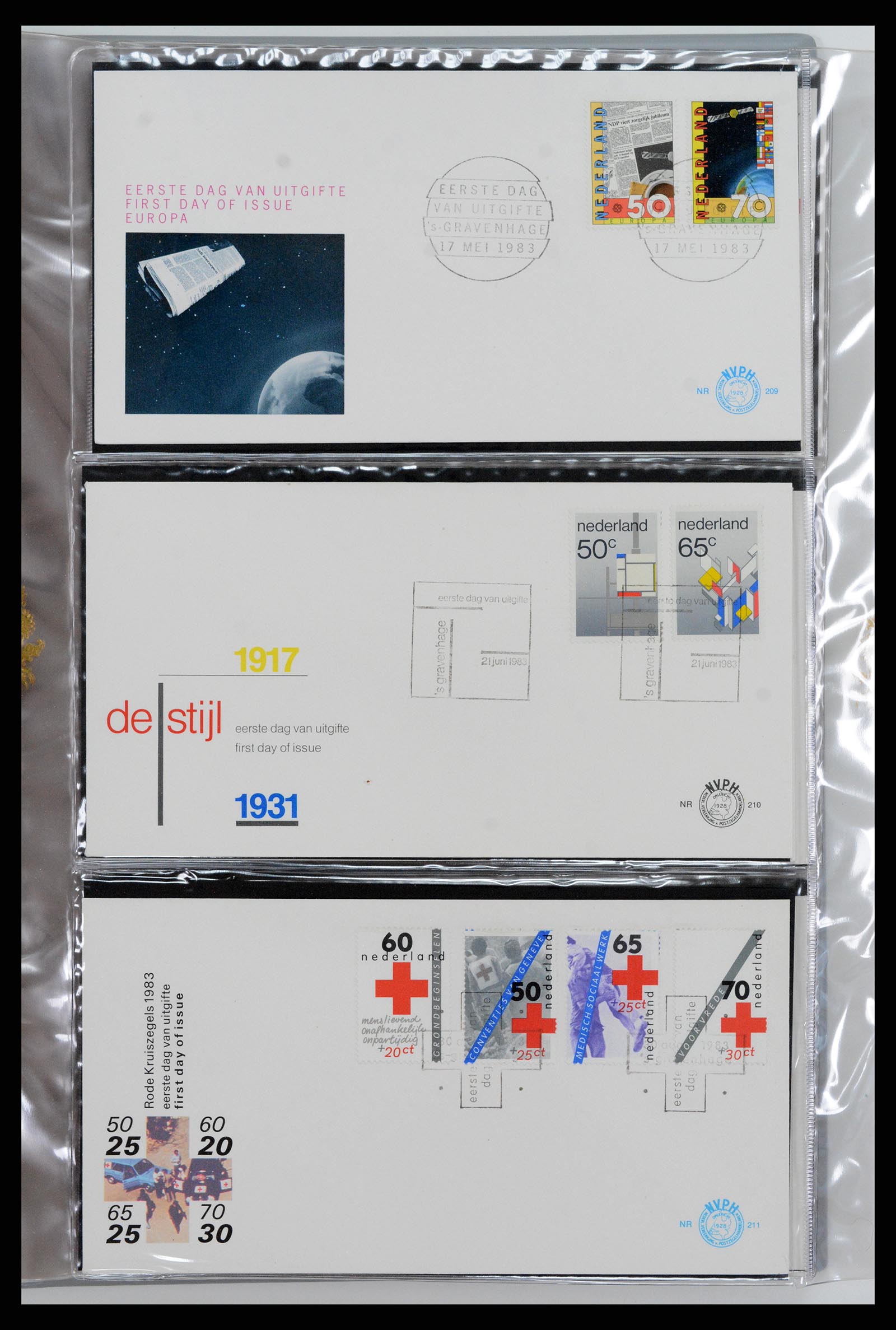 37461 082 - Postzegelverzameling 37461 Nederland FDC's 1950-2014.