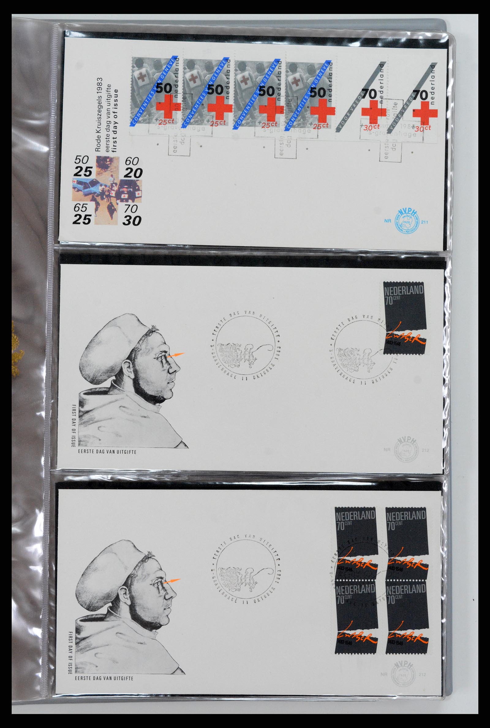 37461 083 - Postzegelverzameling 37461 Nederland FDC's 1950-2014.