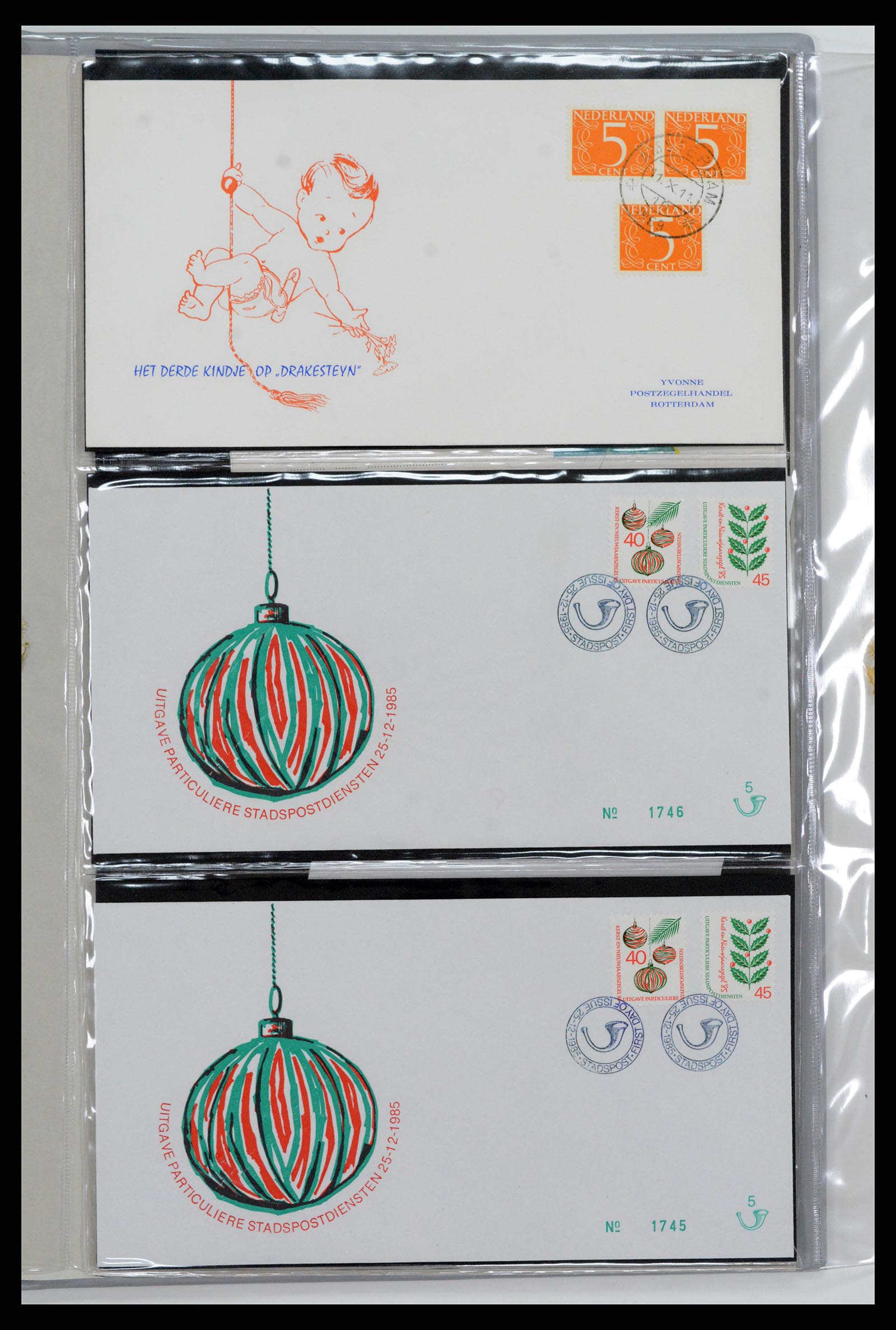 37461 085 - Postzegelverzameling 37461 Nederland FDC's 1950-2014.