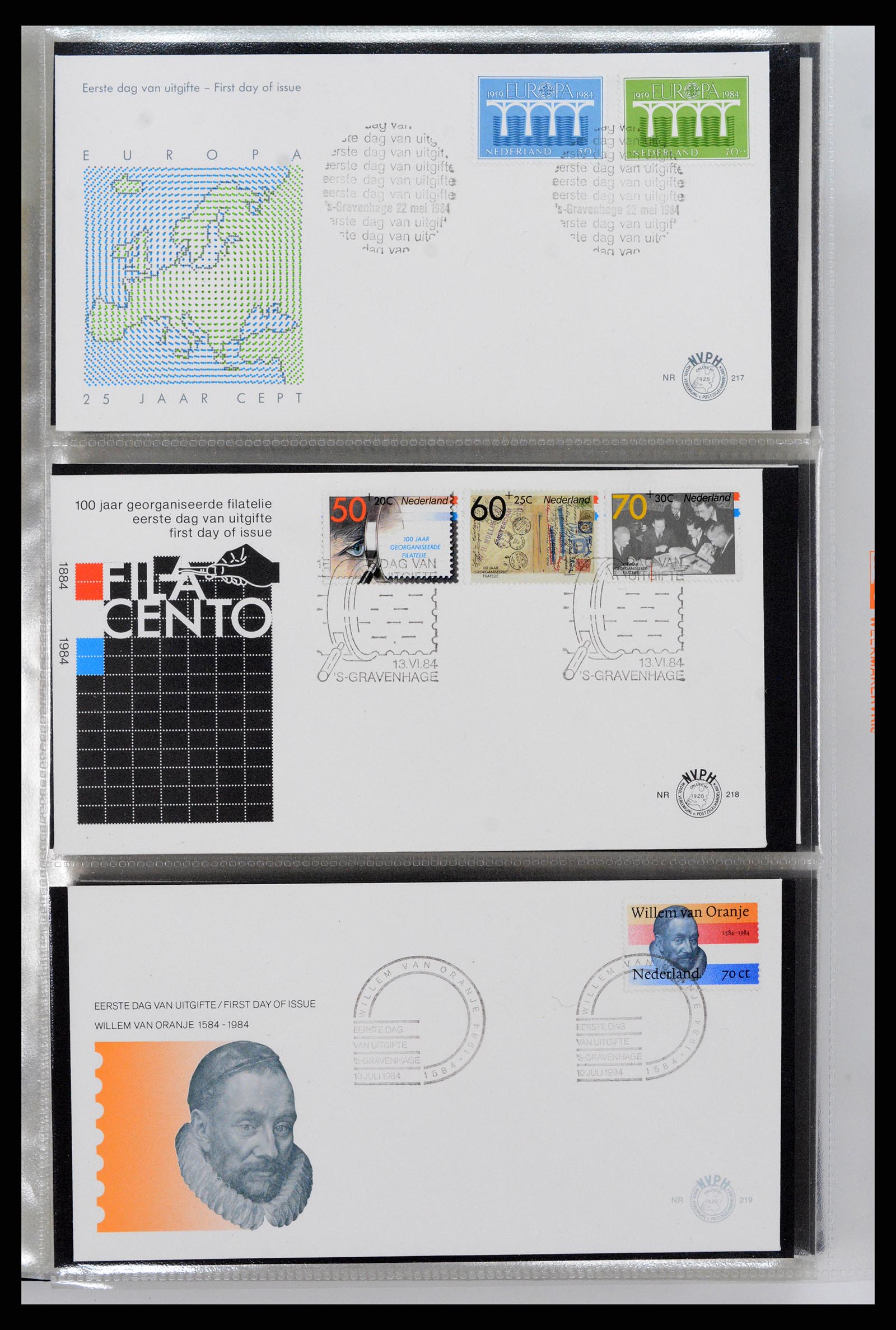 37461 089 - Postzegelverzameling 37461 Nederland FDC's 1950-2014.