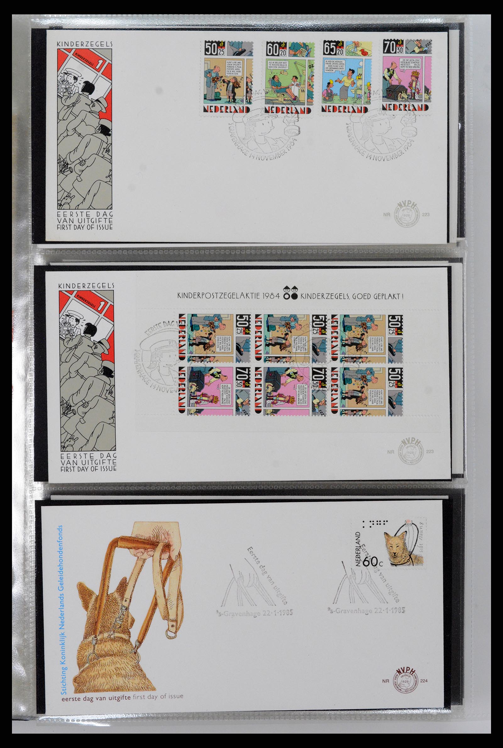 37461 091 - Postzegelverzameling 37461 Nederland FDC's 1950-2014.