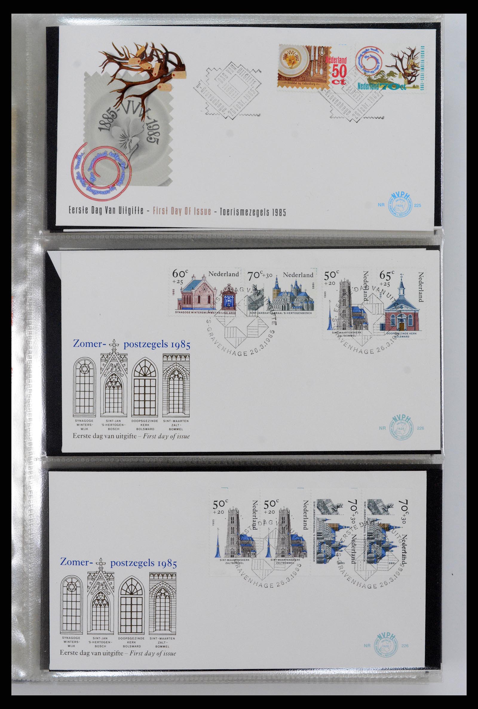 37461 092 - Postzegelverzameling 37461 Nederland FDC's 1950-2014.