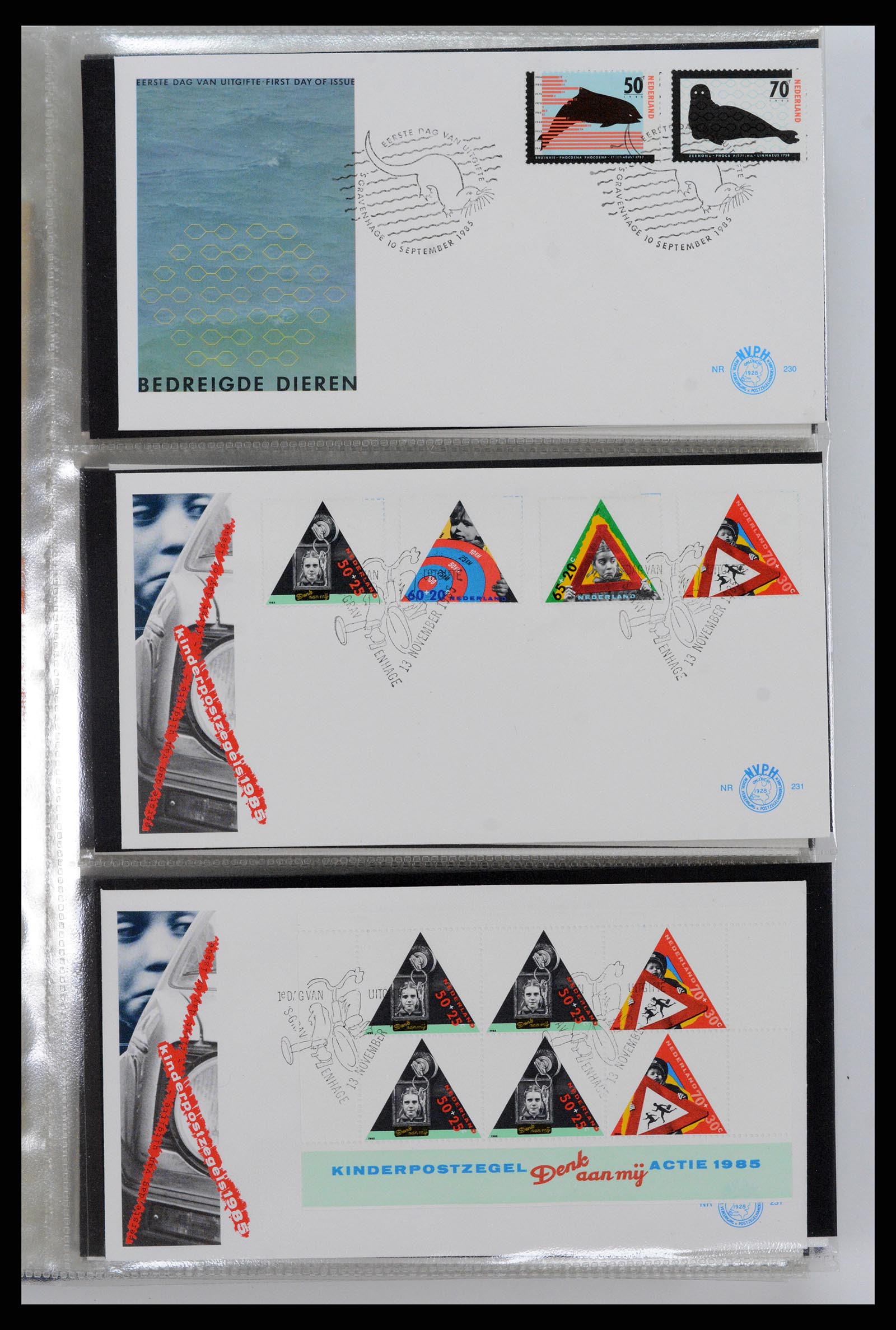 37461 094 - Postzegelverzameling 37461 Nederland FDC's 1950-2014.