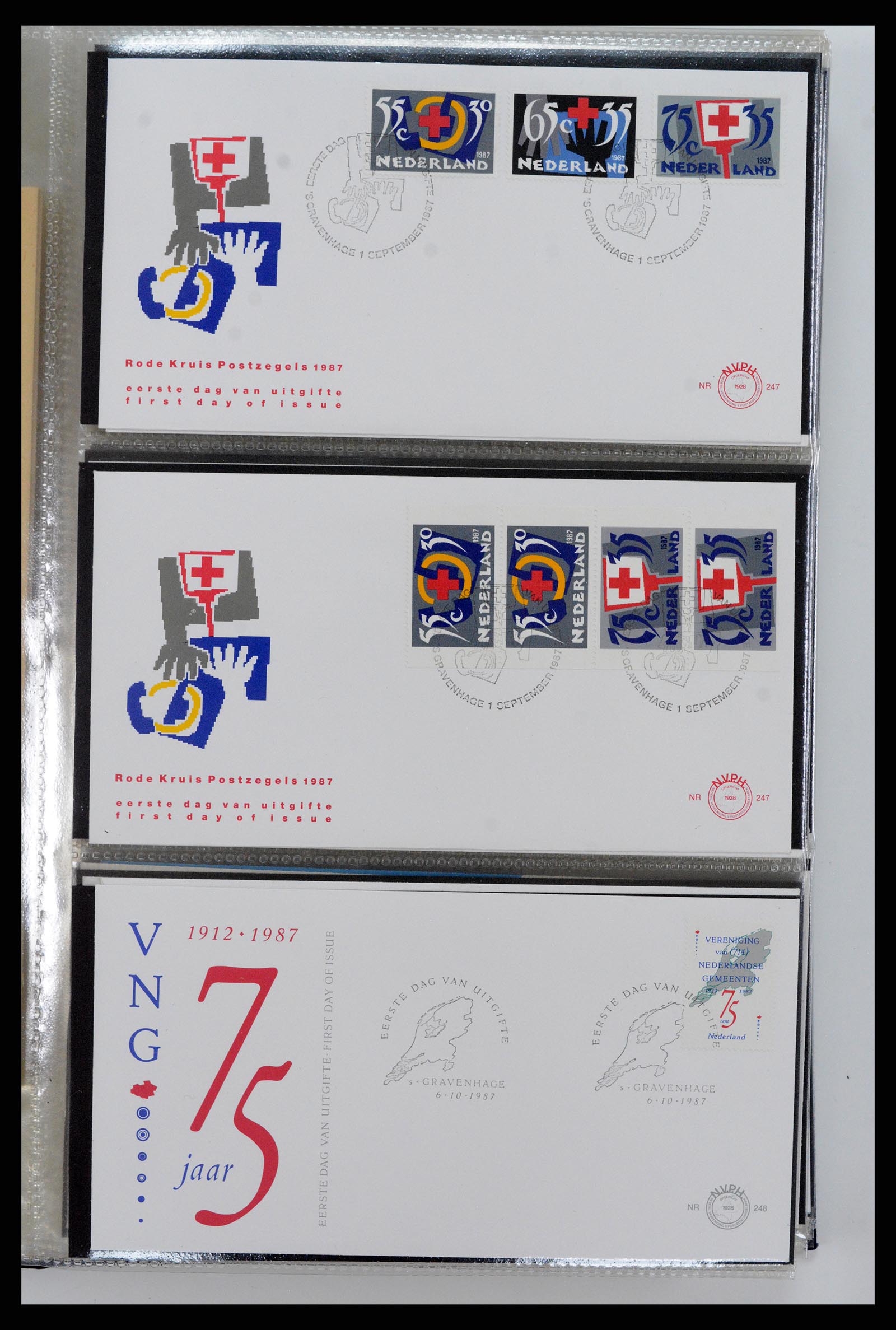 37461 101 - Postzegelverzameling 37461 Nederland FDC's 1950-2014.