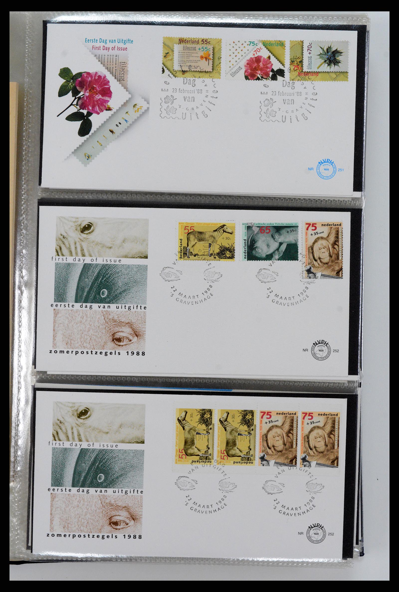 37461 103 - Postzegelverzameling 37461 Nederland FDC's 1950-2014.