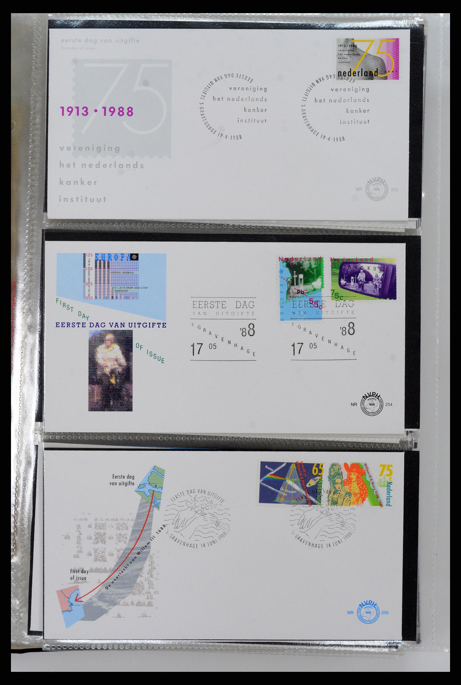 37461 104 - Postzegelverzameling 37461 Nederland FDC's 1950-2014.