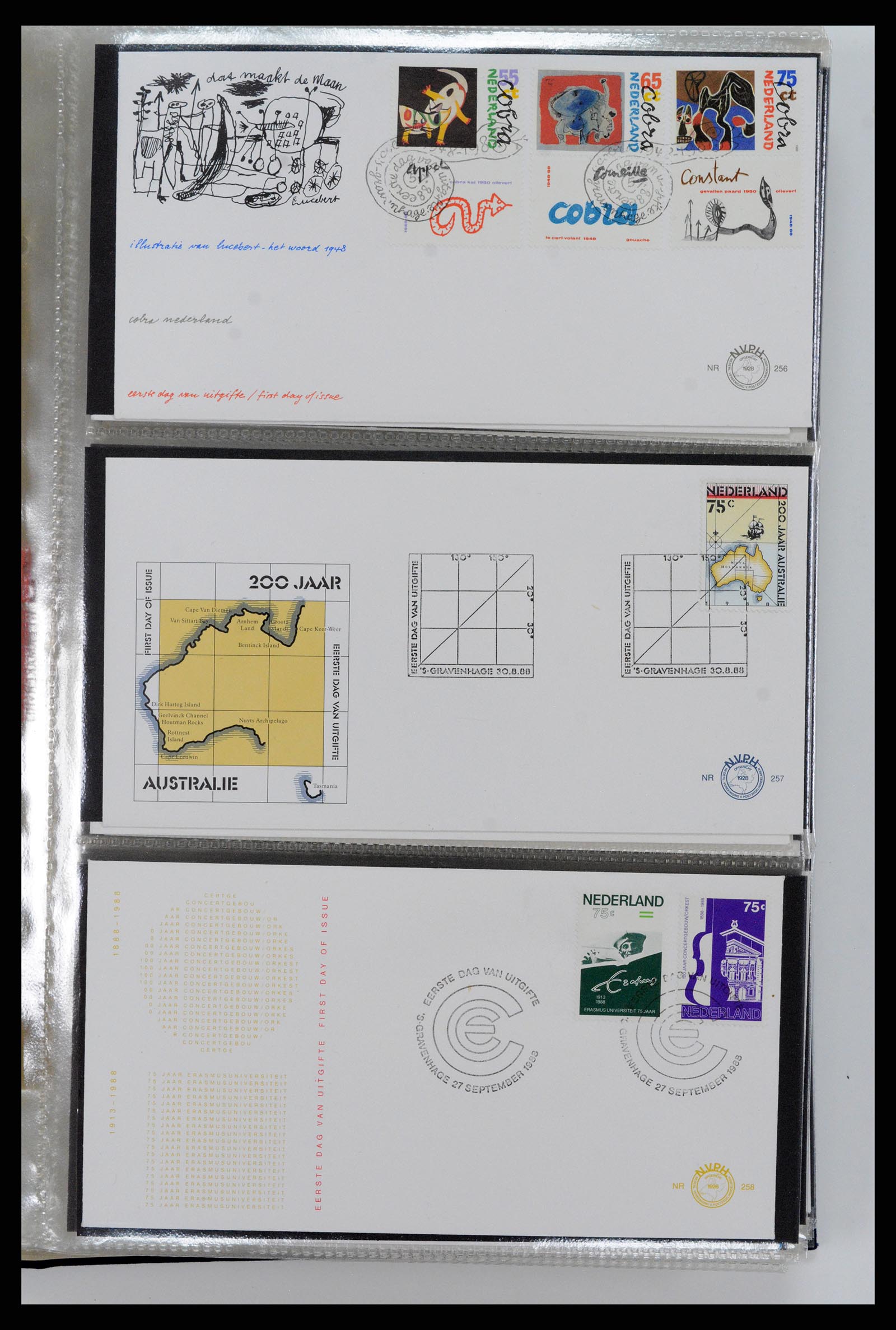 37461 105 - Postzegelverzameling 37461 Nederland FDC's 1950-2014.