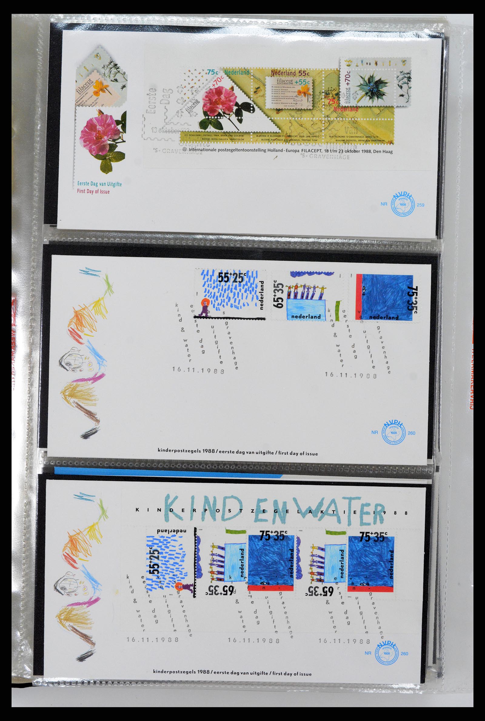 37461 106 - Postzegelverzameling 37461 Nederland FDC's 1950-2014.