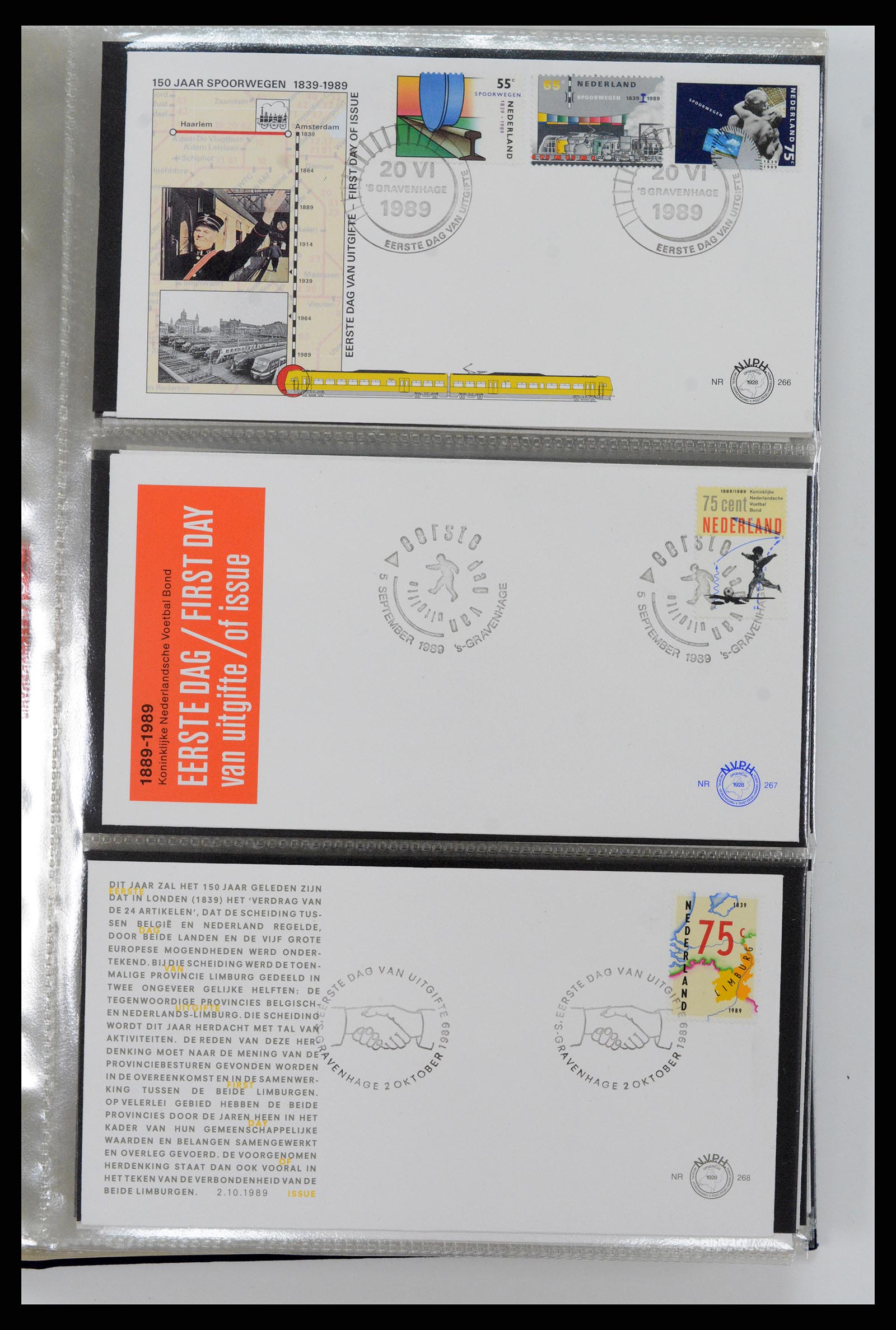37461 109 - Postzegelverzameling 37461 Nederland FDC's 1950-2014.