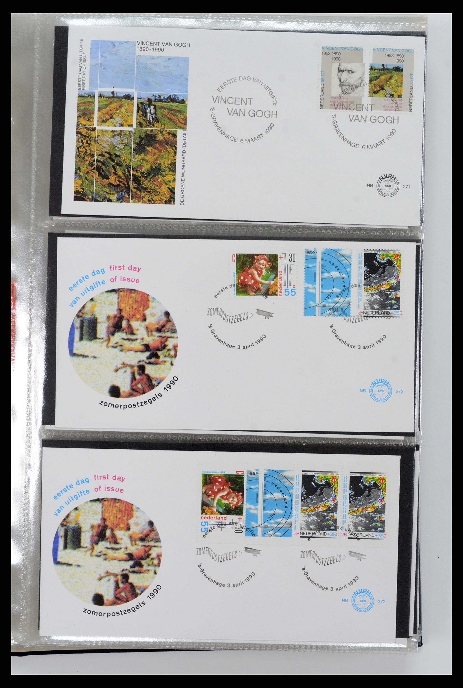 37461 111 - Postzegelverzameling 37461 Nederland FDC's 1950-2014.