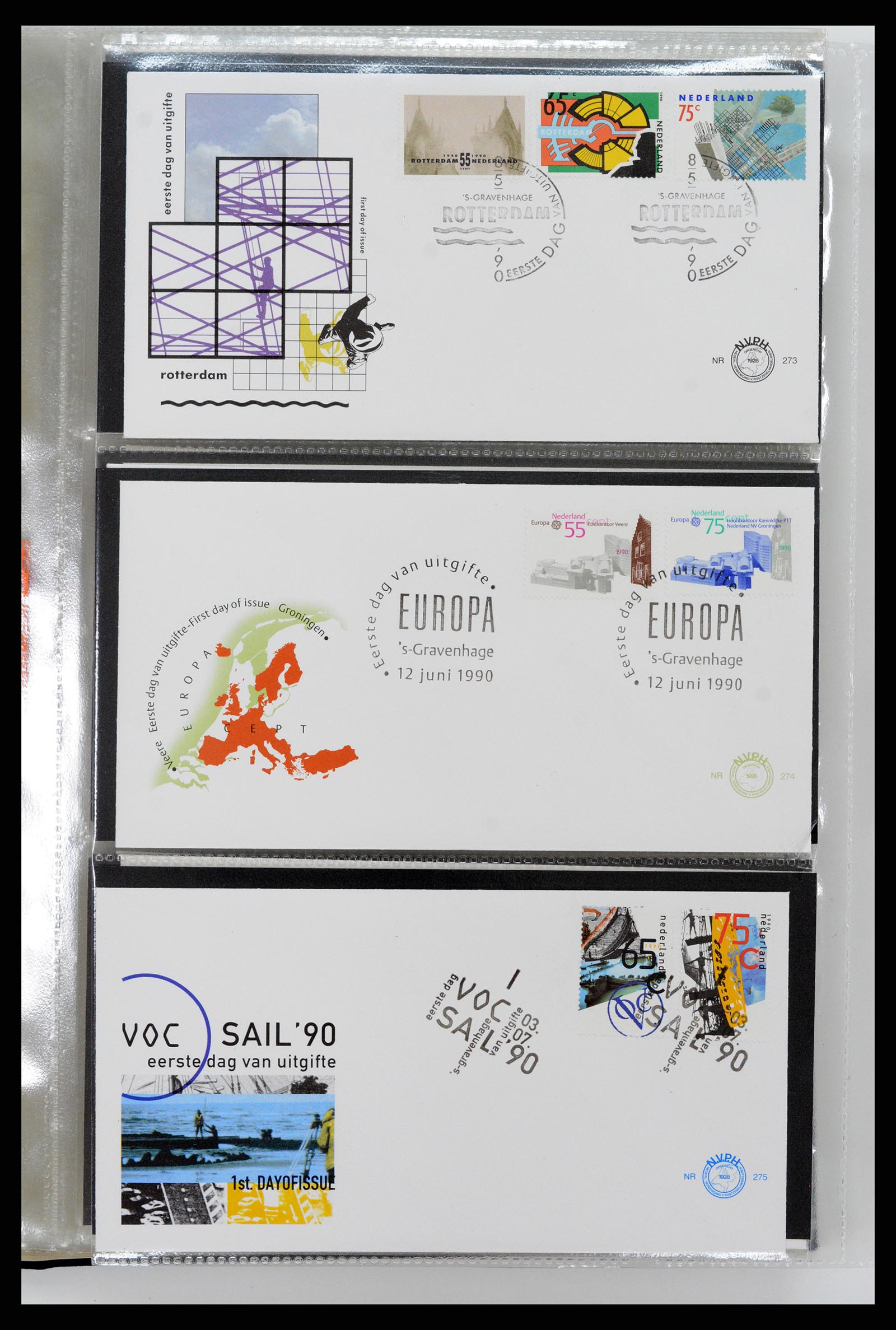 37461 112 - Postzegelverzameling 37461 Nederland FDC's 1950-2014.