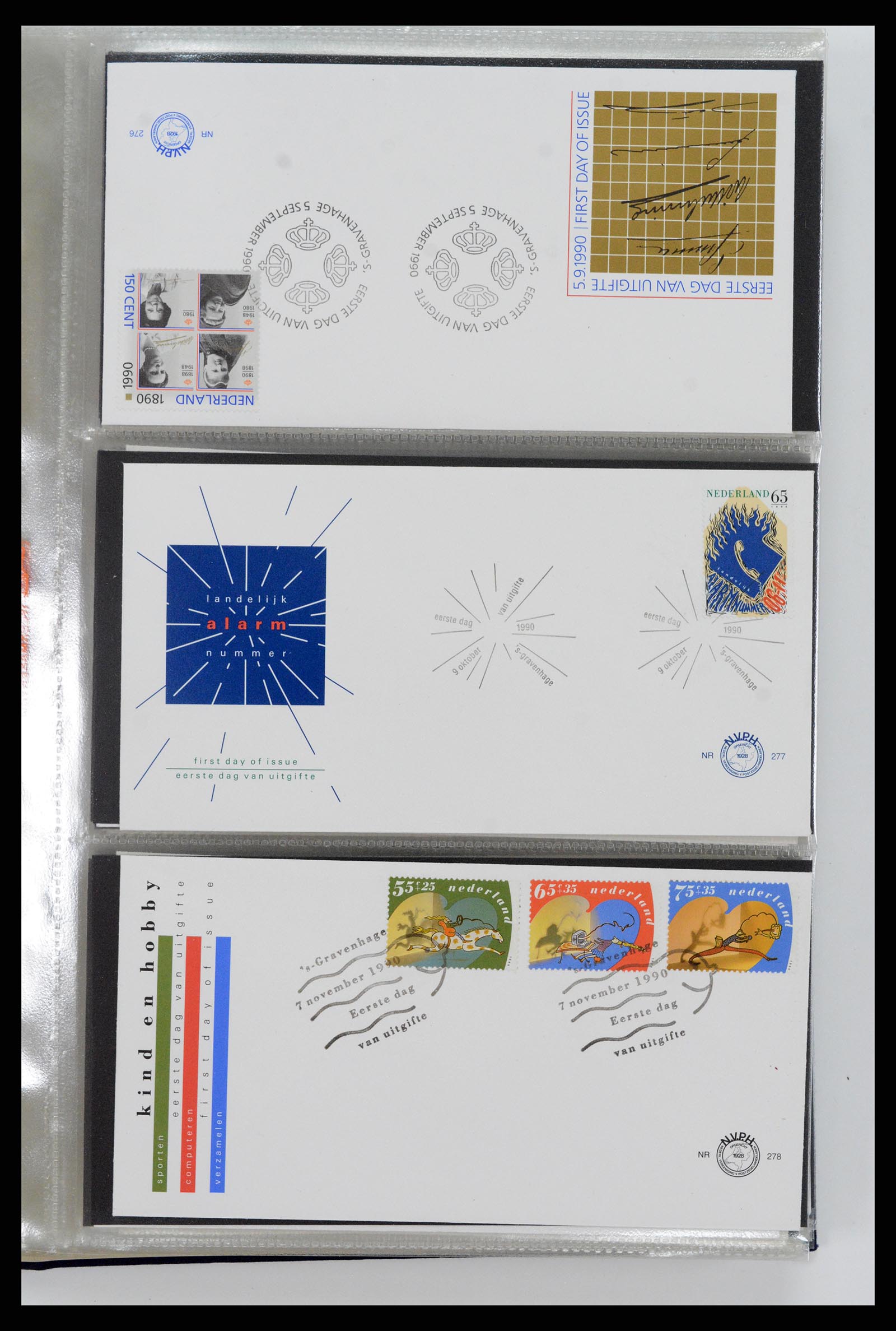 37461 113 - Postzegelverzameling 37461 Nederland FDC's 1950-2014.