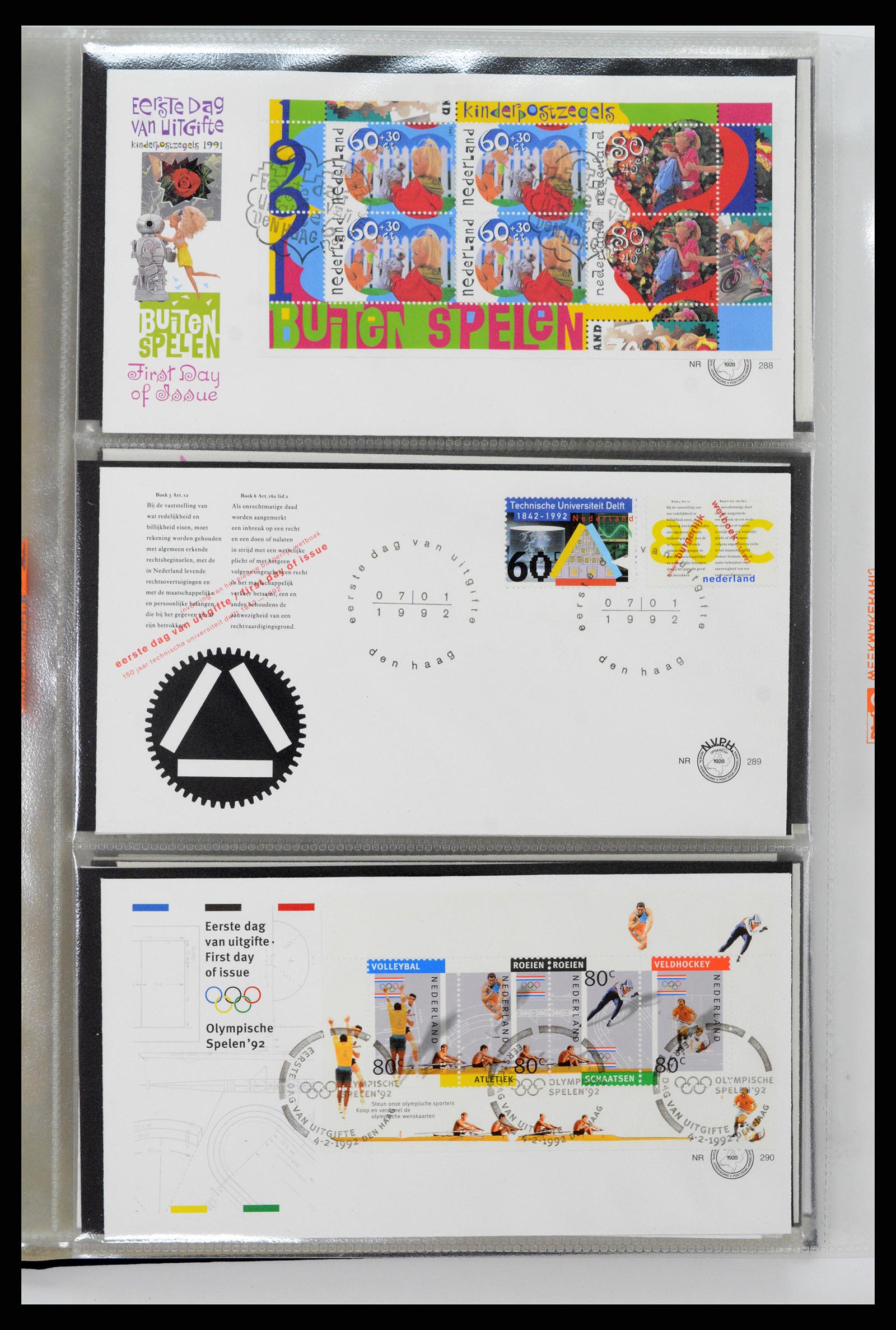 37461 118 - Postzegelverzameling 37461 Nederland FDC's 1950-2014.