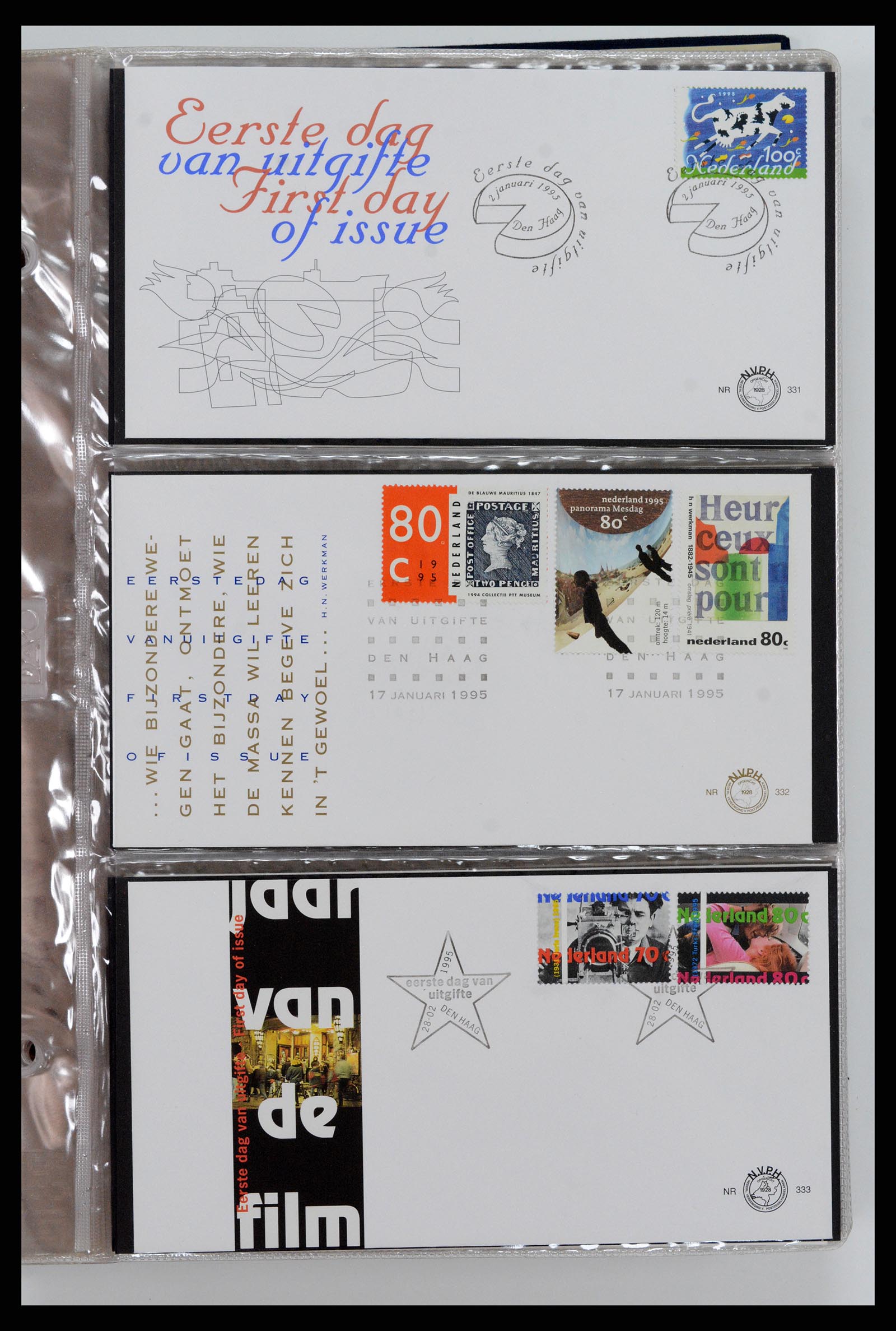 37461 143 - Postzegelverzameling 37461 Nederland FDC's 1950-2014.
