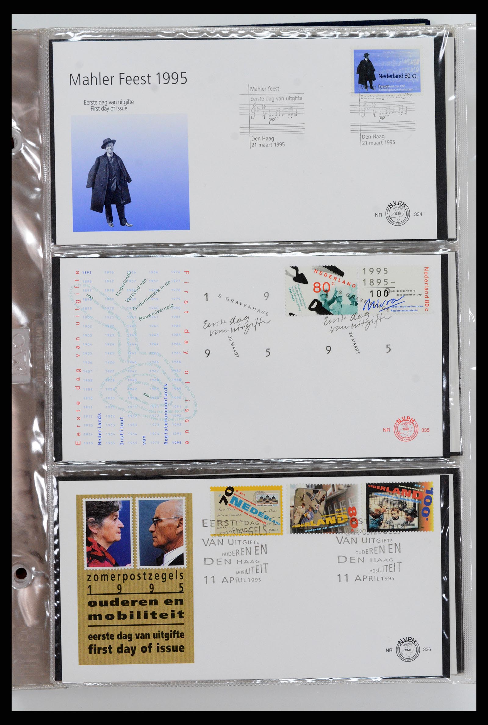 37461 144 - Postzegelverzameling 37461 Nederland FDC's 1950-2014.