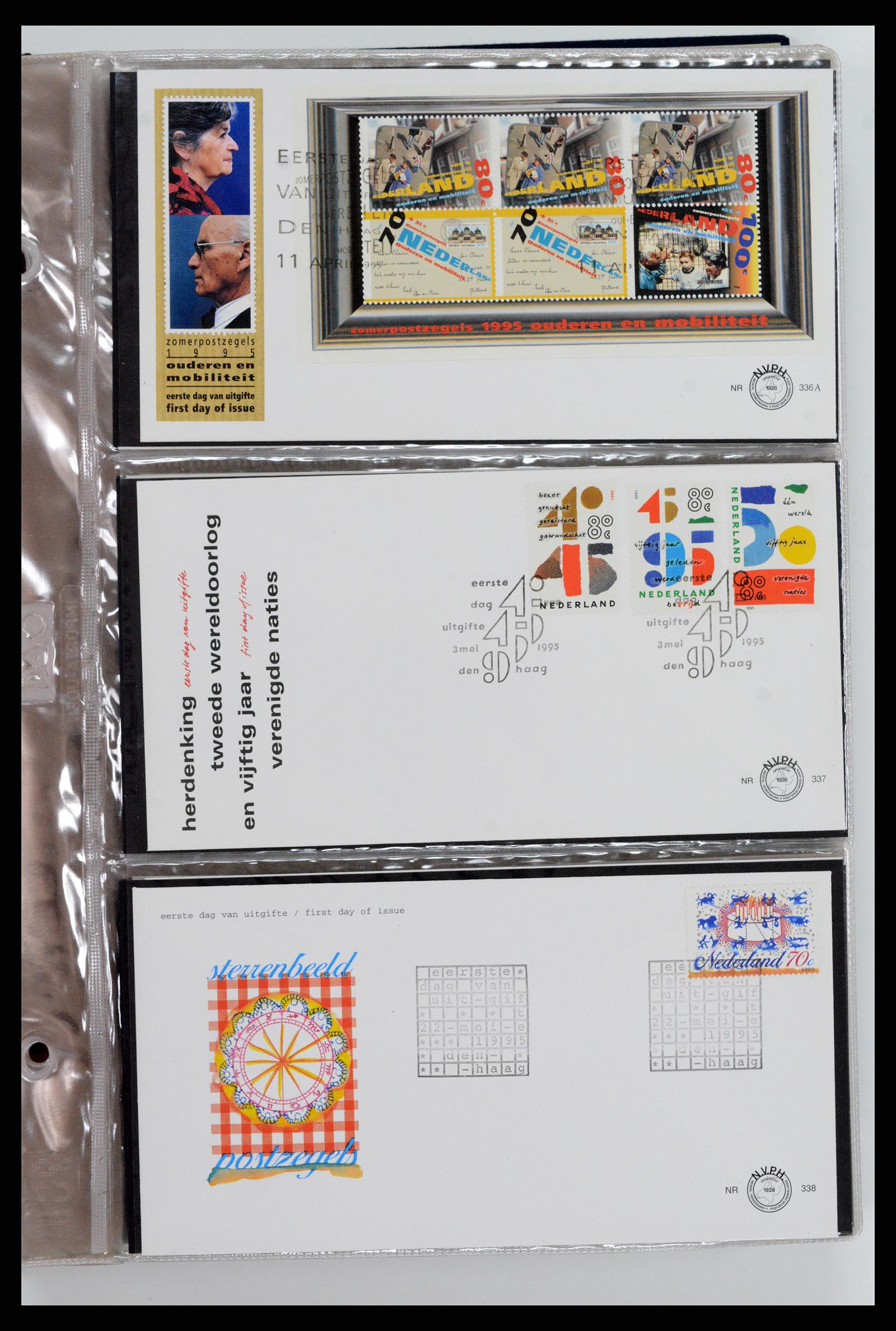 37461 145 - Postzegelverzameling 37461 Nederland FDC's 1950-2014.