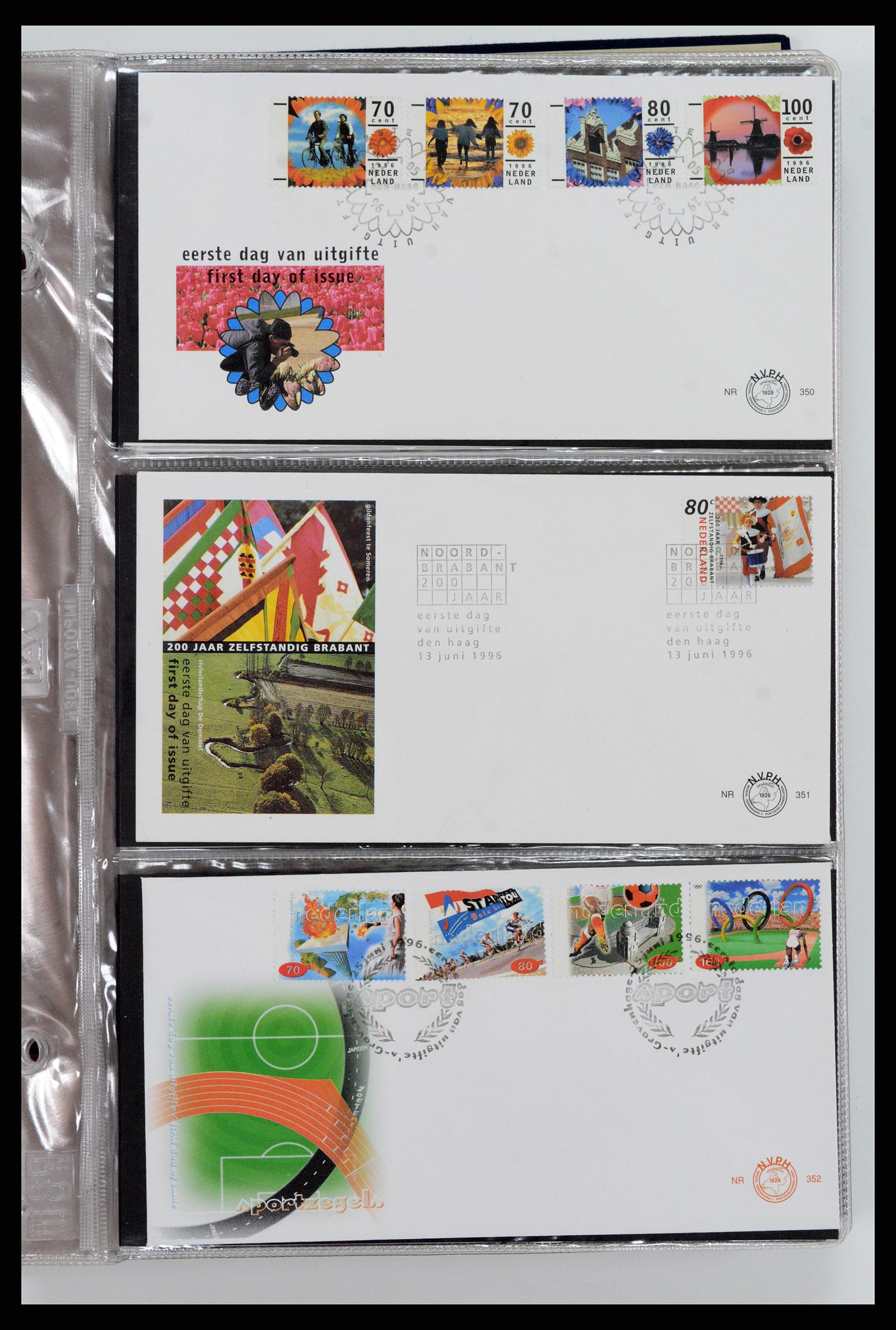 37461 151 - Postzegelverzameling 37461 Nederland FDC's 1950-2014.