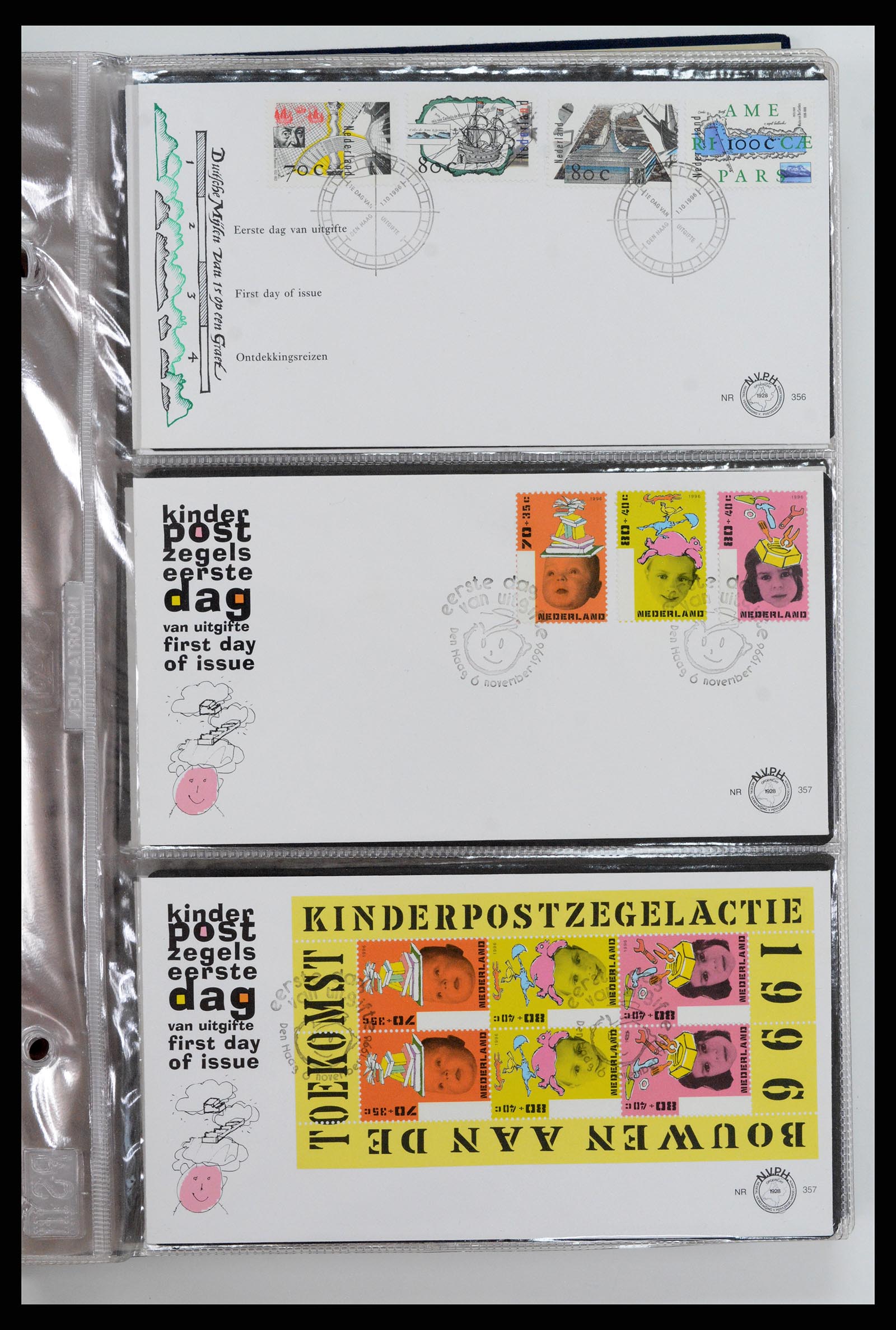 37461 153 - Postzegelverzameling 37461 Nederland FDC's 1950-2014.