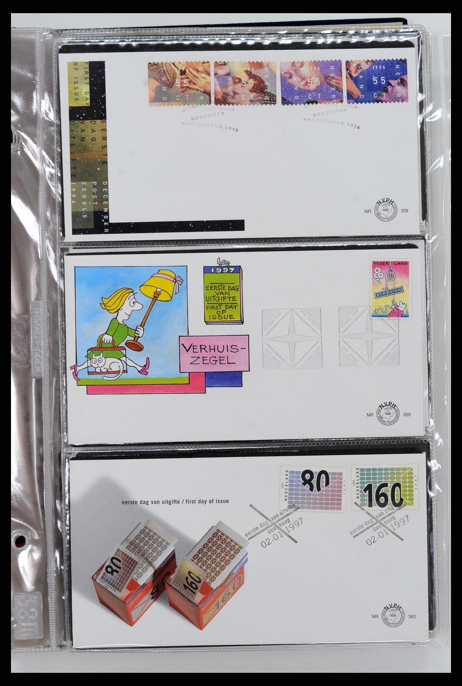 37461 154 - Postzegelverzameling 37461 Nederland FDC's 1950-2014.